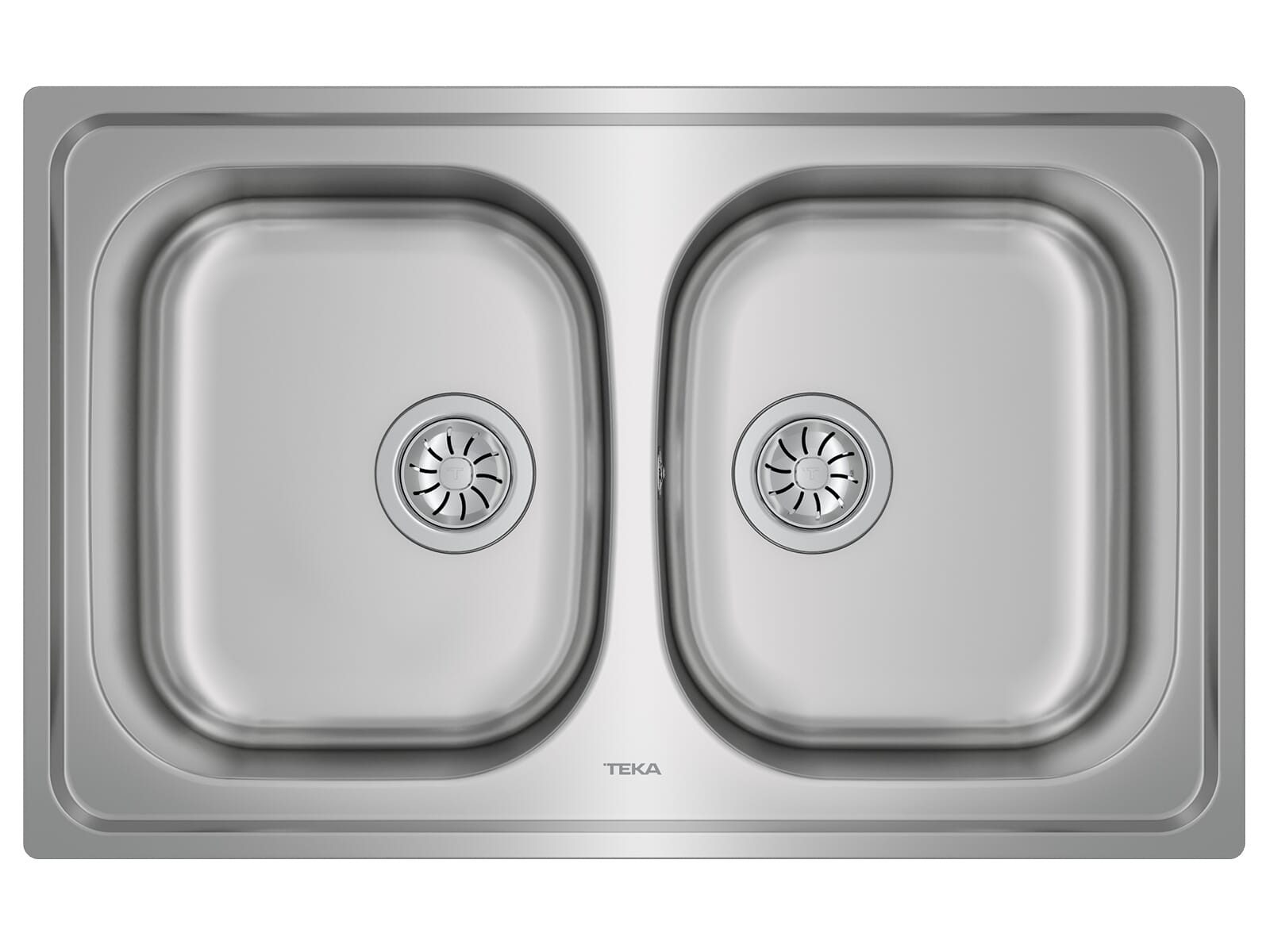 Teka Edelstahlspüle, rechteckig, 79/50 cm, (1 St)