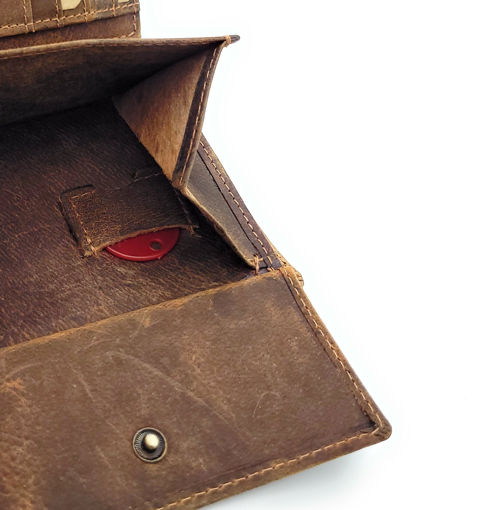 JOCKEY CLUB Geldbörse Zander, echt Leder Portemonnaie mit RFID Schutz, tolles Geschenk für Angler