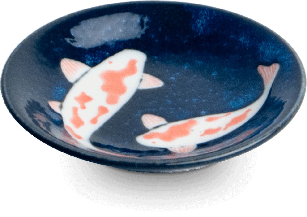 WestCraft Suppenschale Koi-Bowls ASIATICA, Ramen Bowl Schalen aus Porzellan, versch. Größen, Porzellan, Hochwertig, asiatische Reis-, Nudel-, Tapas-, Udon-, Müsli-Schüssel