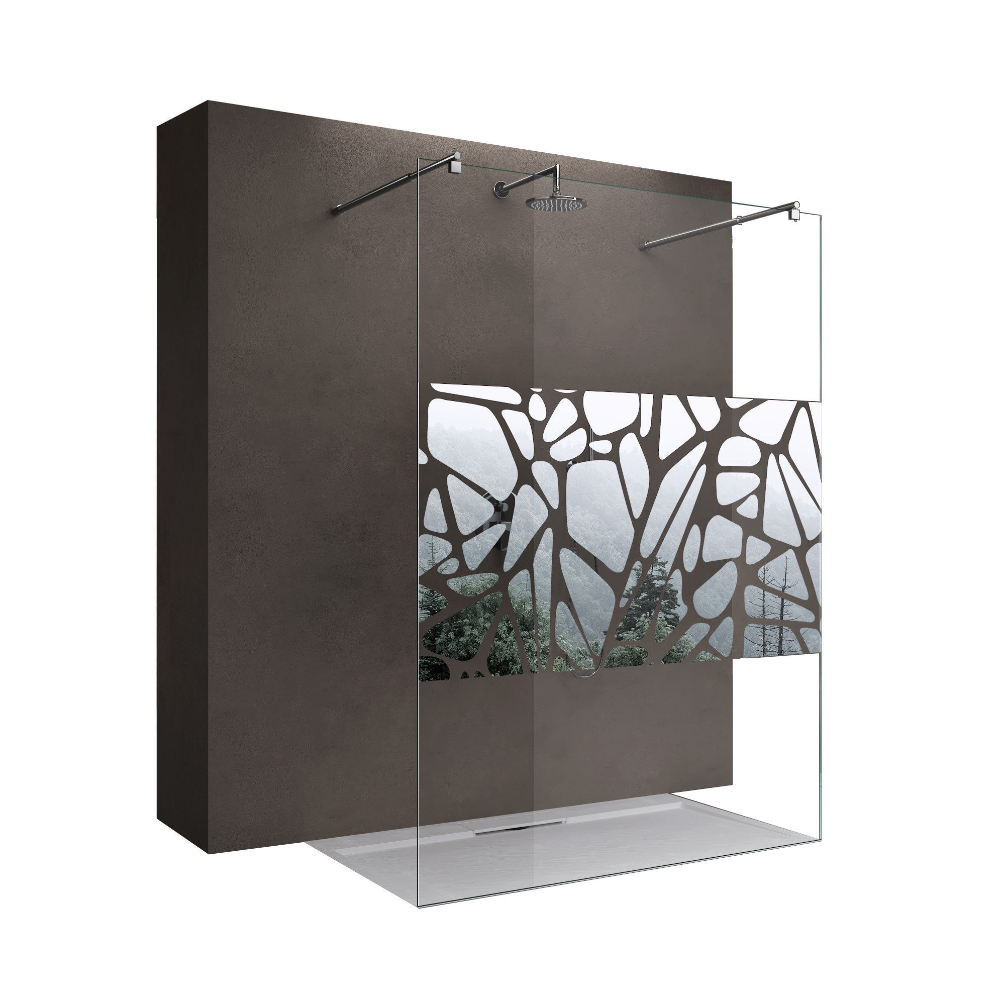 doporro Walk-in-Dusche Duschwand Duschtrennwand Walk-In Dusche günstig online kaufen
