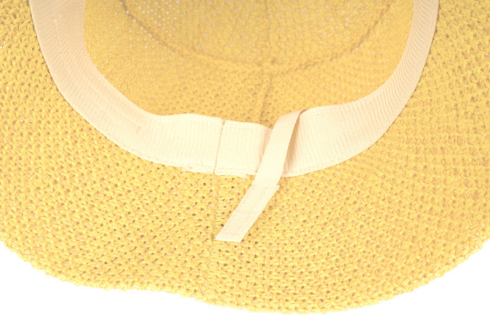 styleBREAKER Fischerhut Fischerhut aus Papierstroh - Knautschhut (1-St)