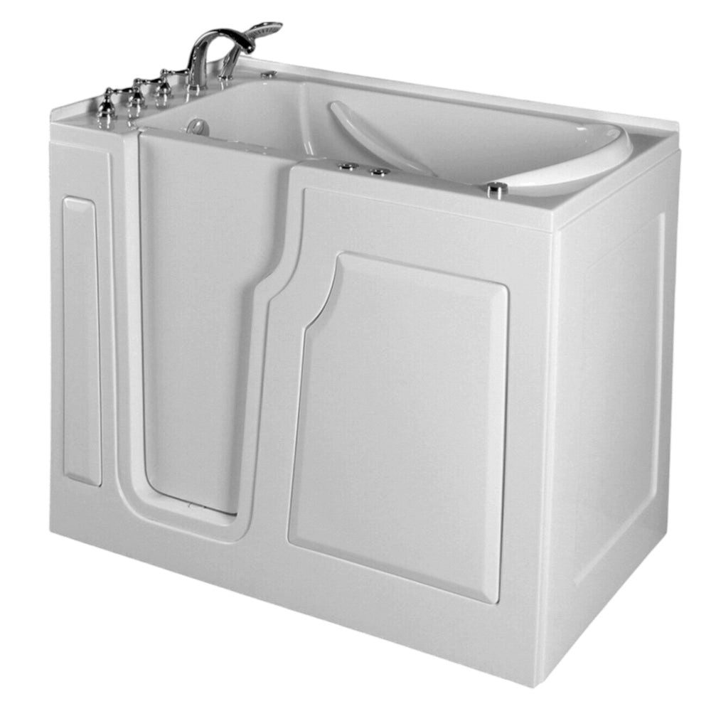 DEKO VERTRIEB BAYERN Whirlpool-Badewanne Luxus Tür Seniorenbadewanne Senioren Whirlpool Badewanne 122x71 d