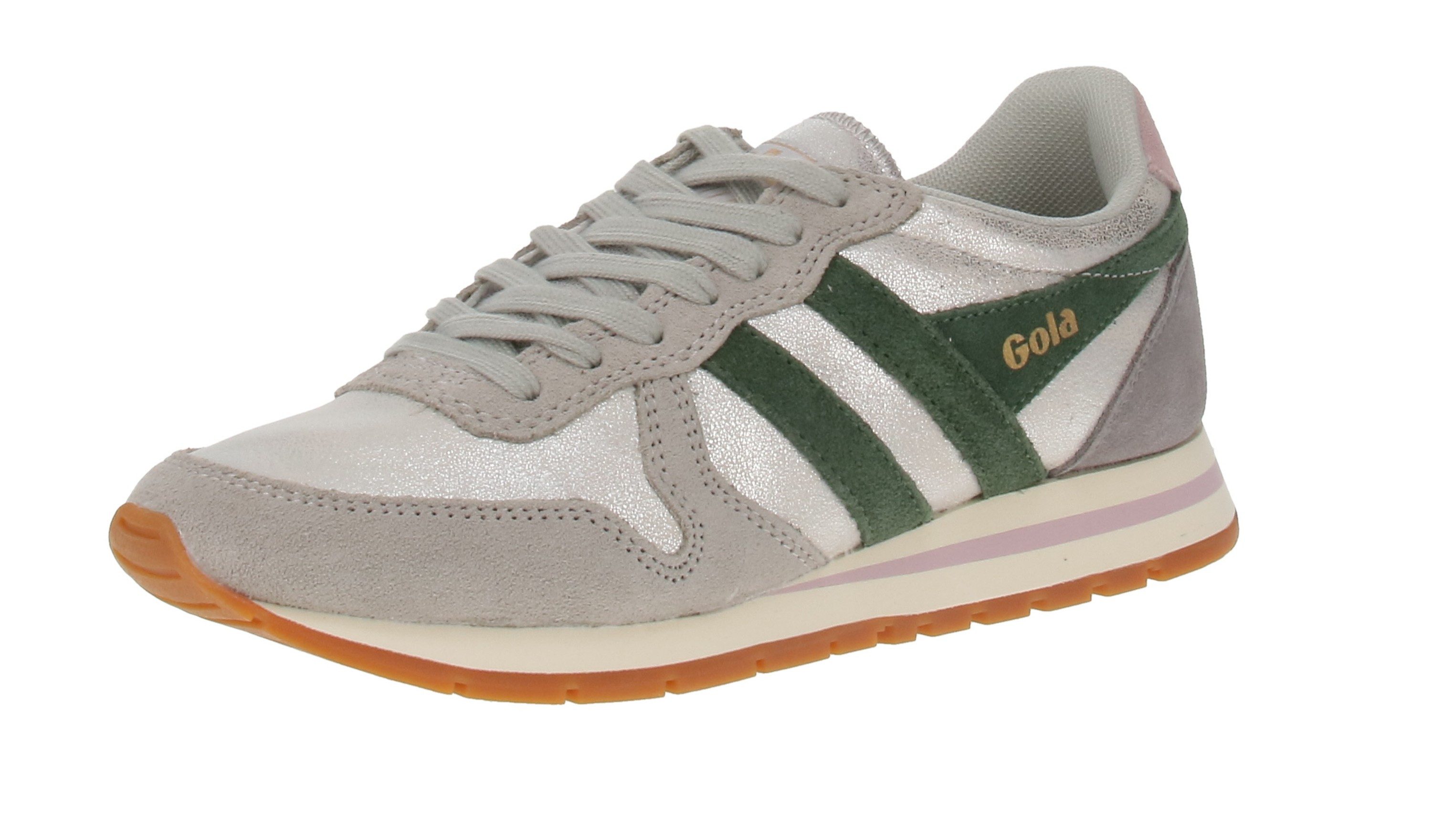 Gola Gola Daytona Blaze - Damen Sneaker - Silver-Evergreen-Chalk-Pink Sneaker