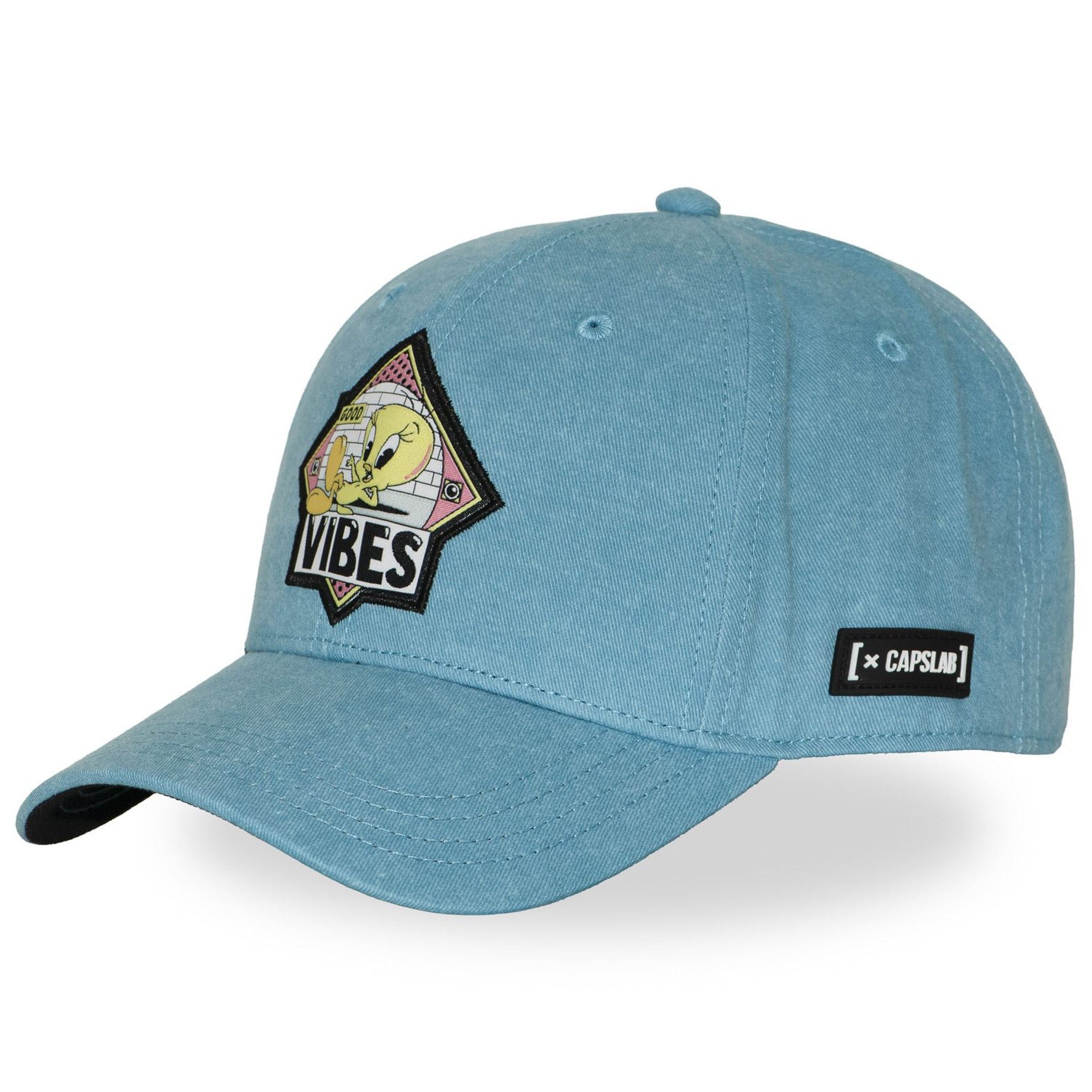 Capslab Baseball Cap CAPSLAB X LOONEY TUNES LIFE IS GOOD Premium Curved Cap (Basecap, Basecap)