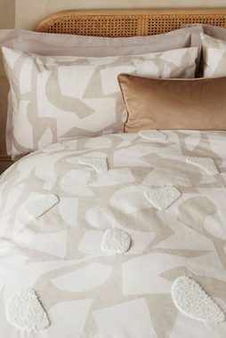 Bett-Set, Bettgarnitur mit abstraktem getupftetem Muster, Next, Bezug: Baumwolle