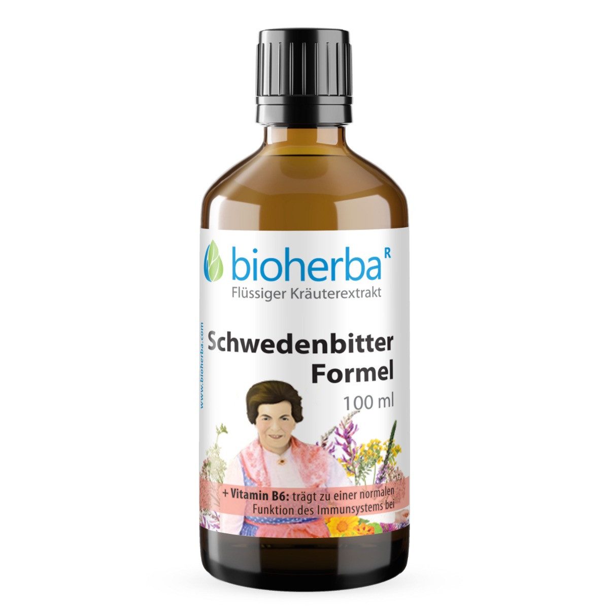 BIOHERBA R Bioherba Schwedenbitter Formel Tropfen Tinktur 100 ml Glasflasche, 1 er
