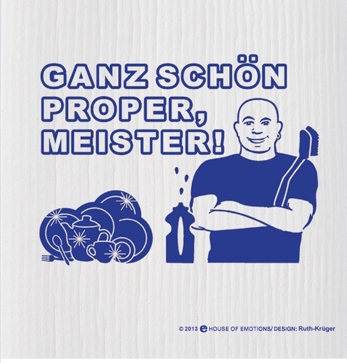 schön (1-tlg) Ganz Proper Spültuch 720025, Meister