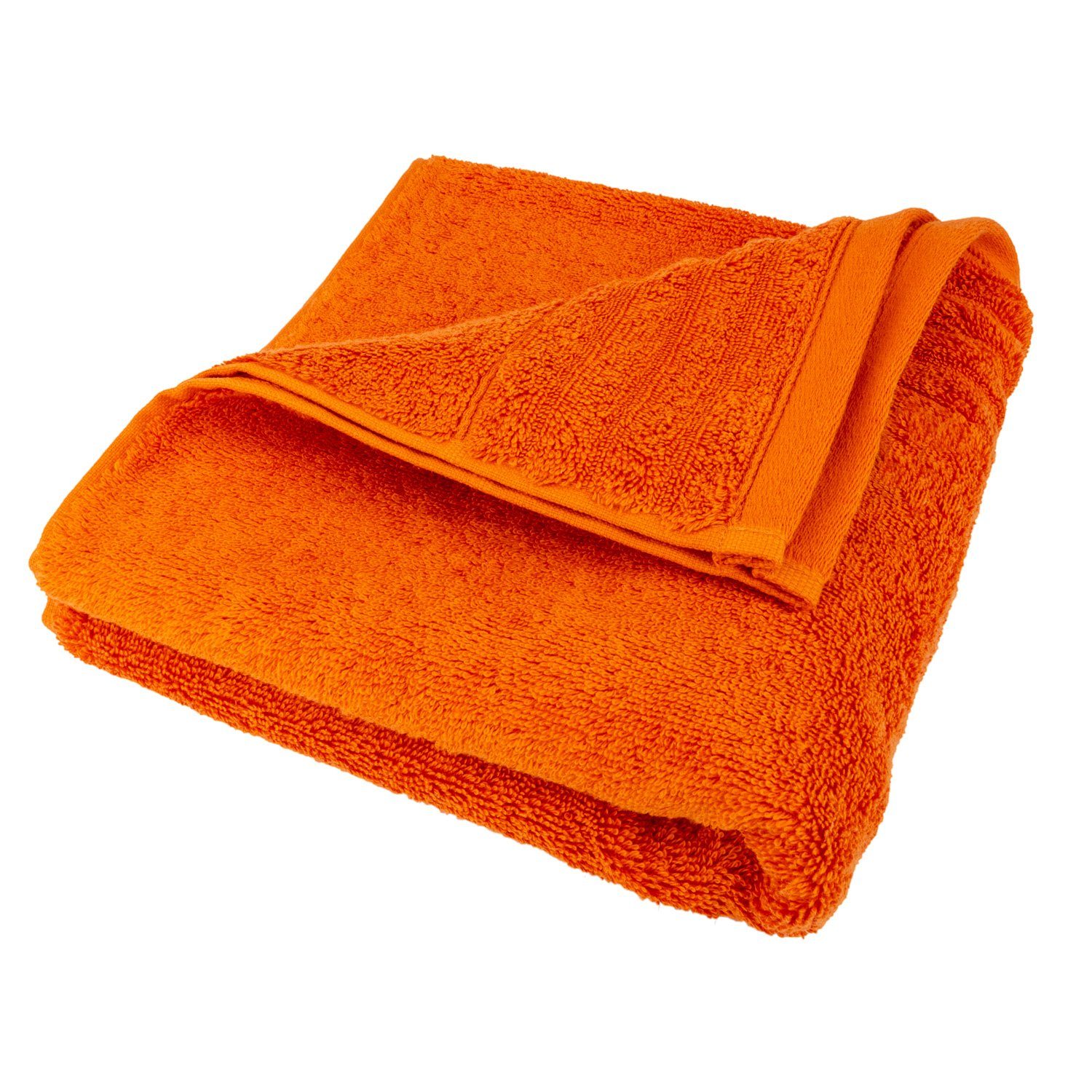 100% orange Traumschloss (1-St), Supima Premium-Line, mit Baumwolle 600g/m² Badetuch Frottier amerikanische