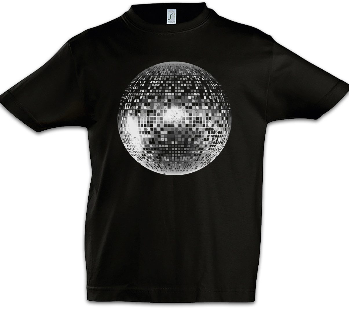 Urban Backwoods Print-Shirt Disco Light I Kinder T-Shirt Oldies Music Musik Dance Mirror Ball (1-tlg) Starlight Techno Indie Electro