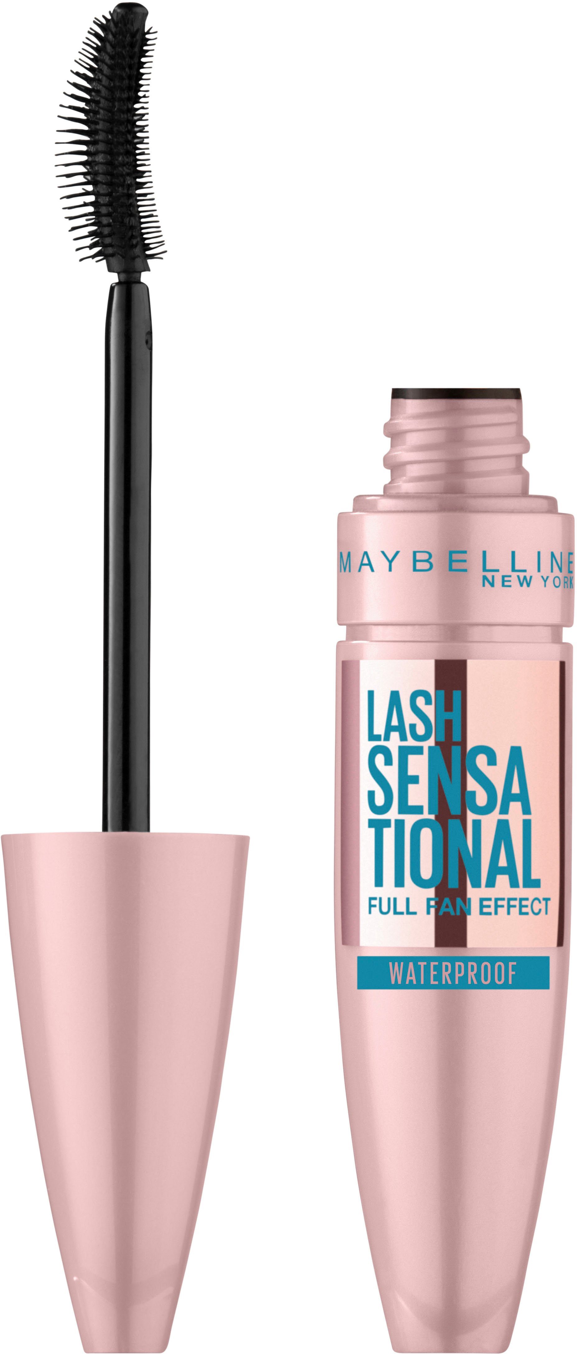 MAYBELLINE NEW YORK Sensational Voller-Wimpern-Fächer Lash Mascara Waterproof