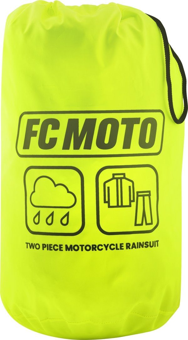 FC-Moto Regenjacke Urban Rain Kit 2-Teiler Motorrad Regenkombi Wasserdicht reflektierende