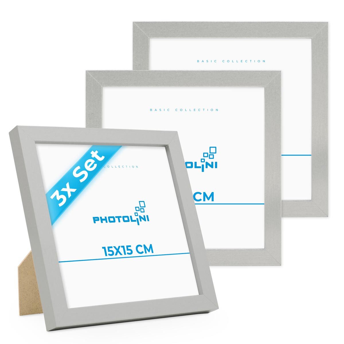 PHOTOLINI Bilderrahmen 3er Set, stabiles MDF-Holz, mit Acrylglas, extra Zub günstig online kaufen