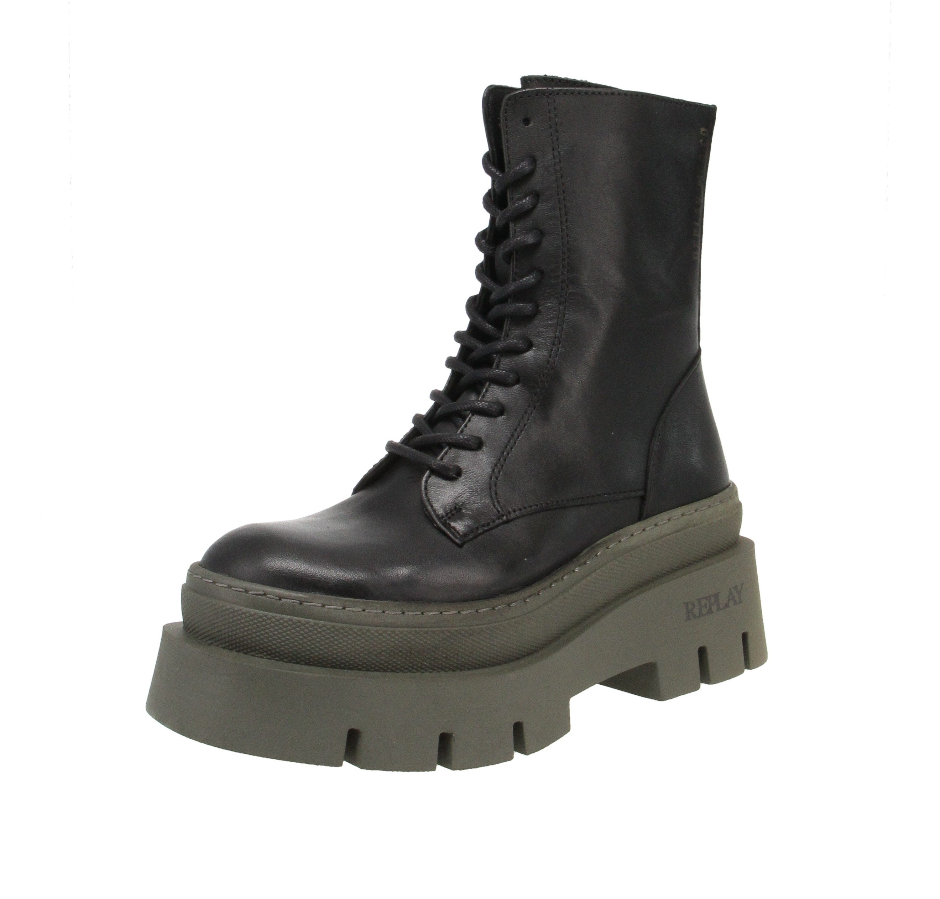 Replay GWL82.C0003L-1659BlackMilGrn-36 Stiefel