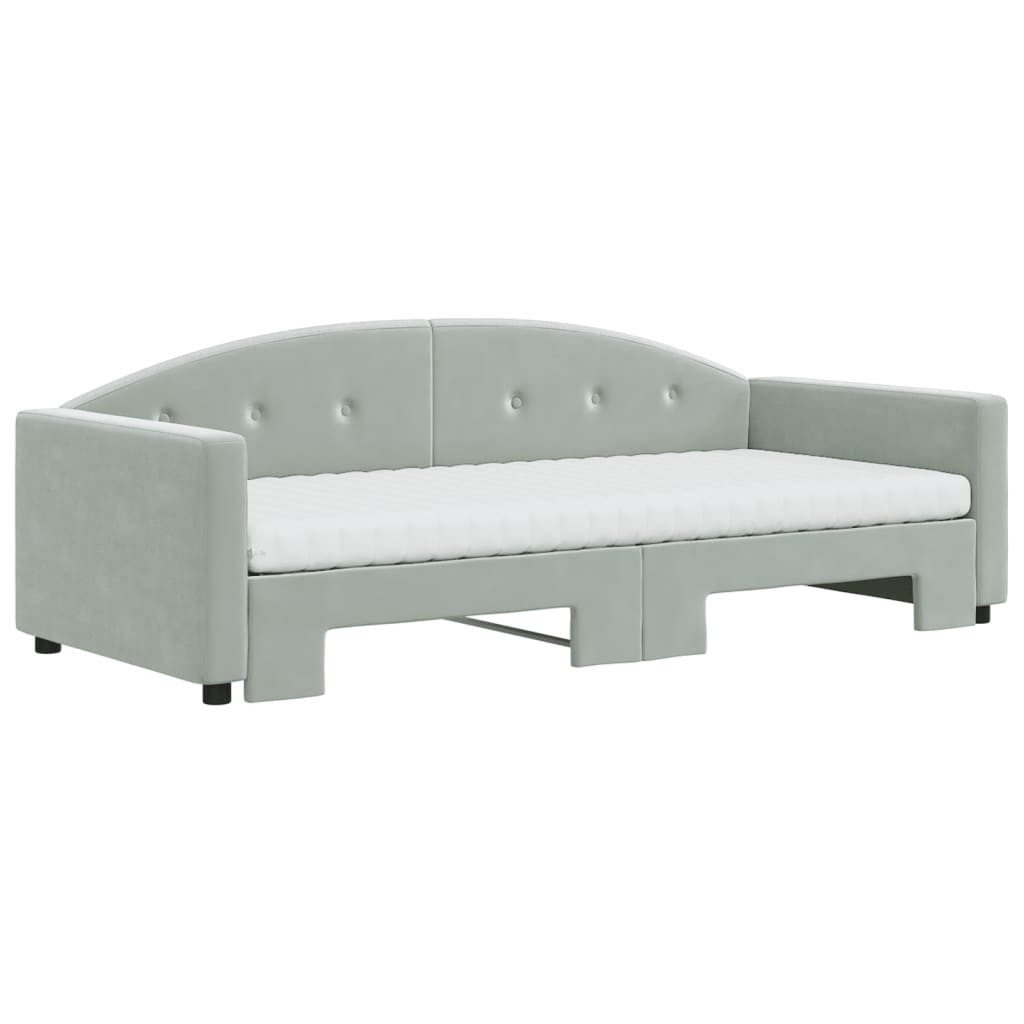 vidaXL Bett Tagesbett Ausziehbar mit Matratzen günstig online kaufen