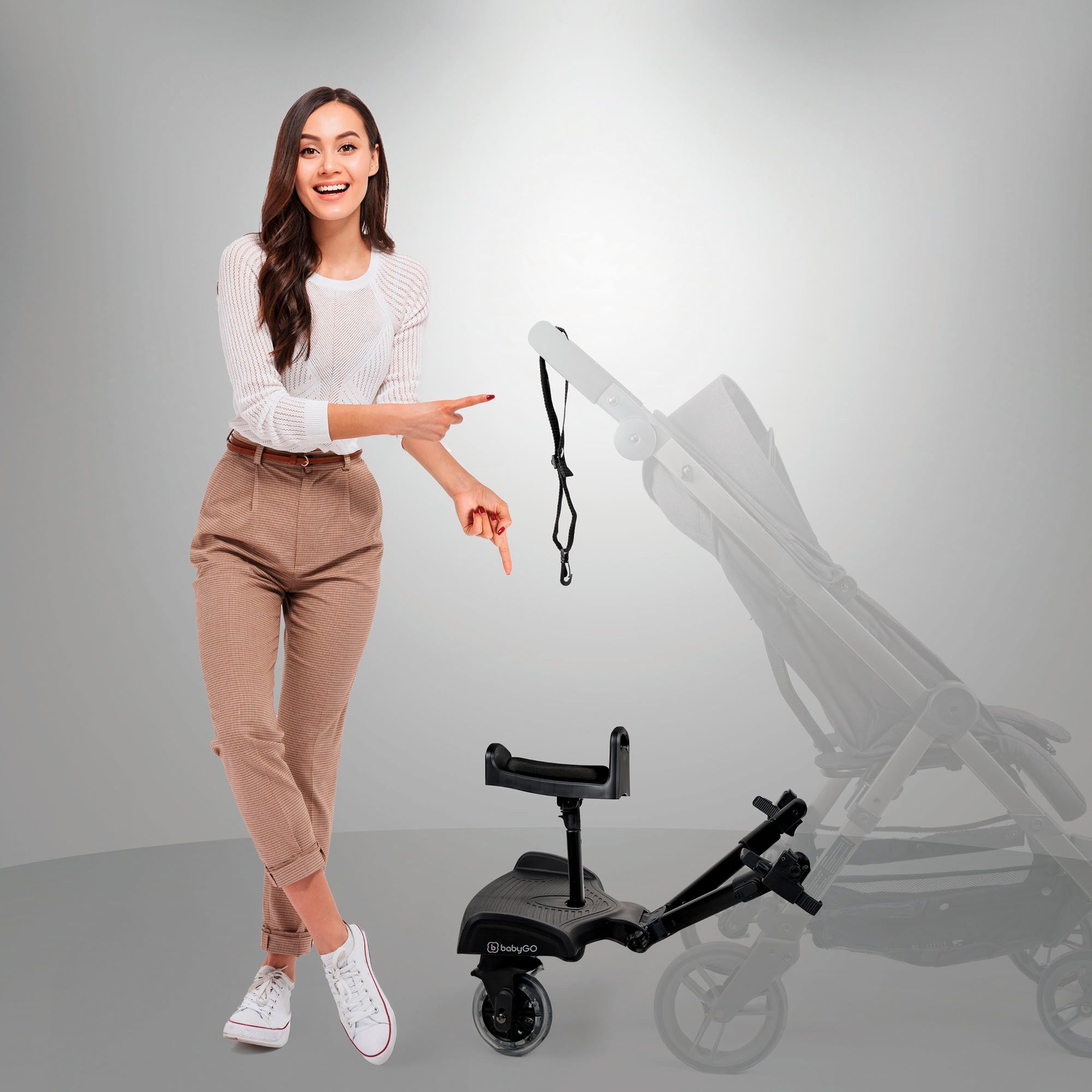 BabyGo Buggyboard WeGO mit Sitz