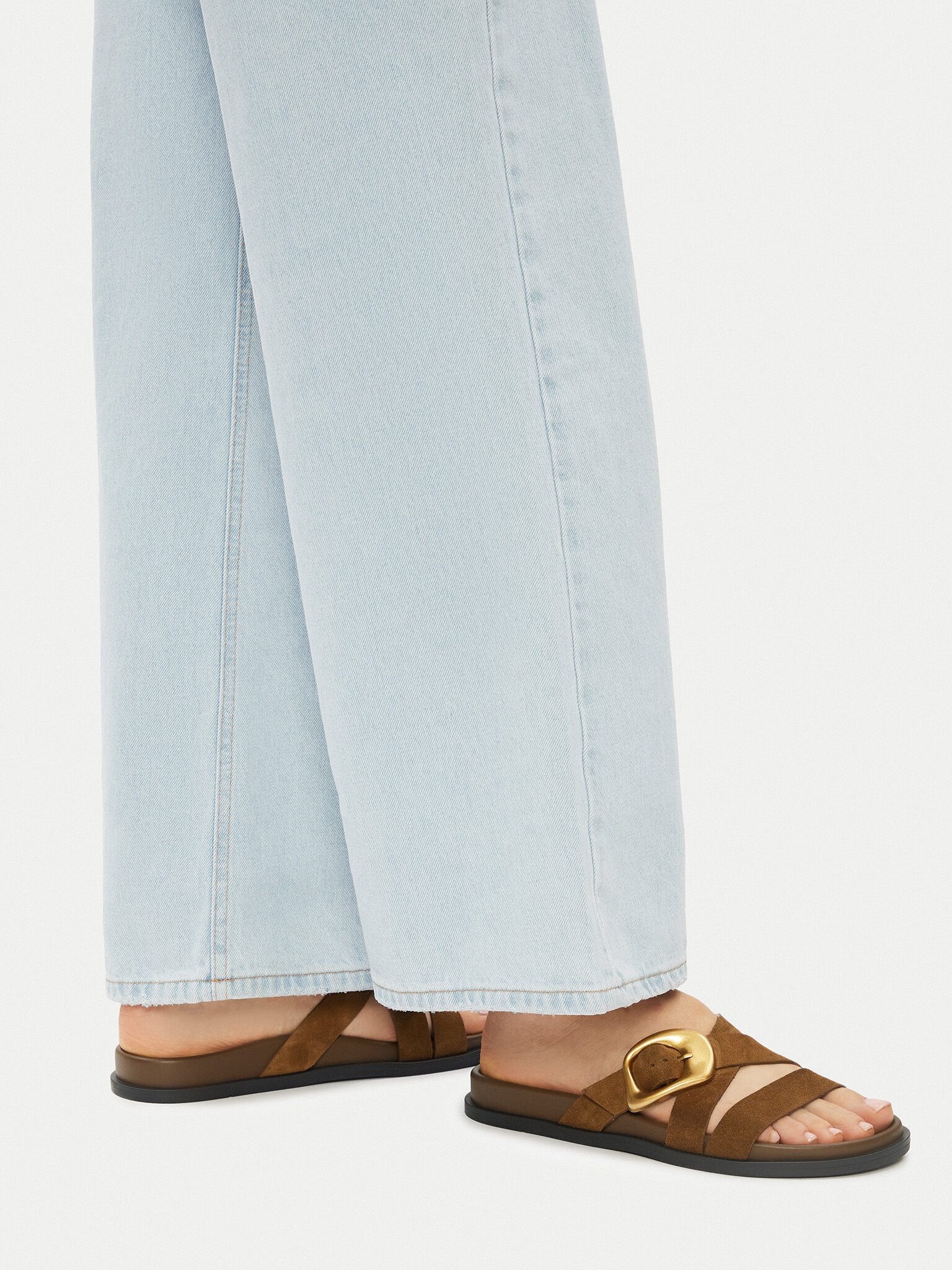 GINO ROSSI Gino Rossi Frauen-Flip-Flops Khaki MOIRA-E252765LM Badepantolette
