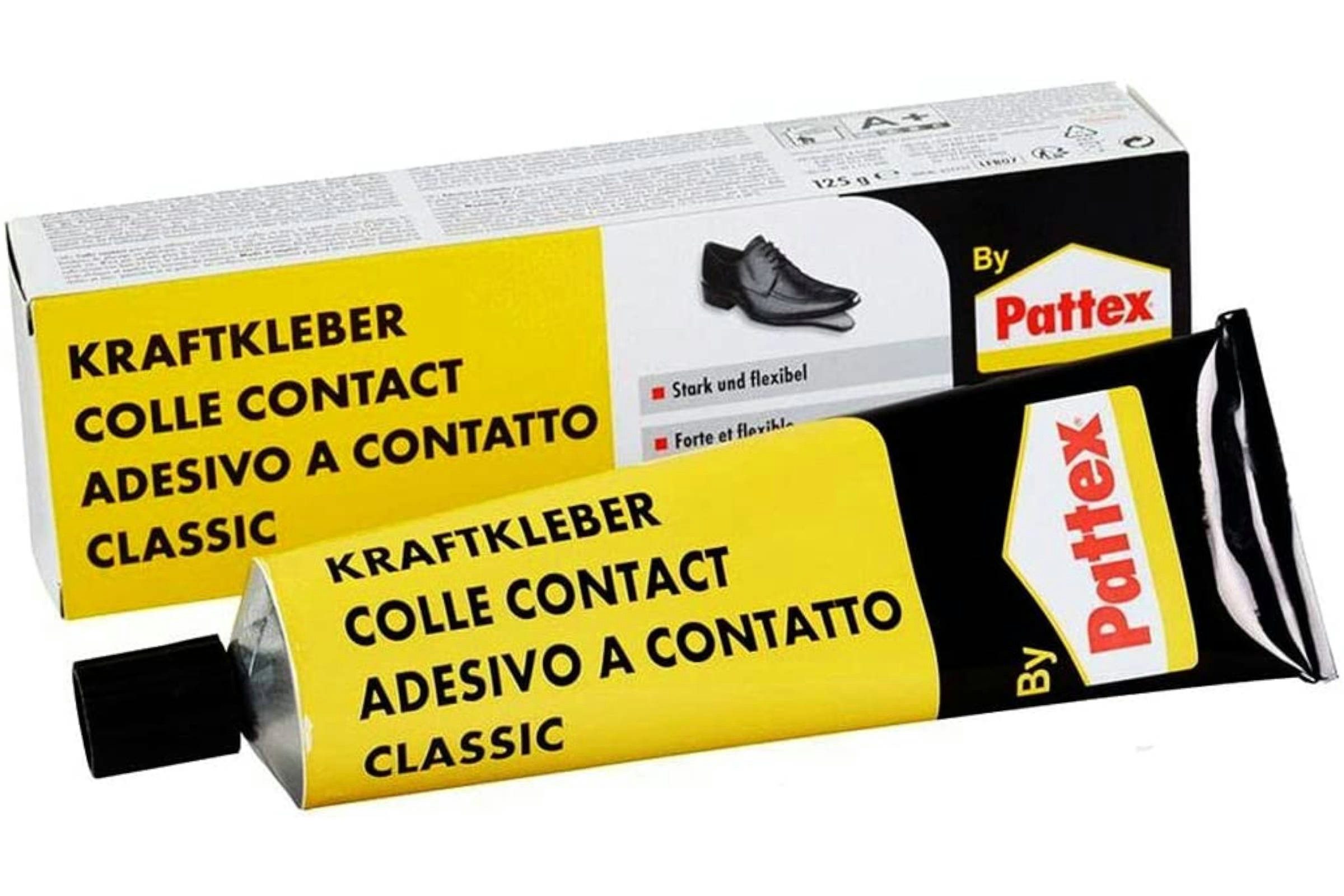 Pattex Klebstoff Kraftkleber Stark und Flexibel 50g Kleber Heimwerker Bauen Kleben, Extra starker Kraftkleber mit flexibler Klebeverbindung