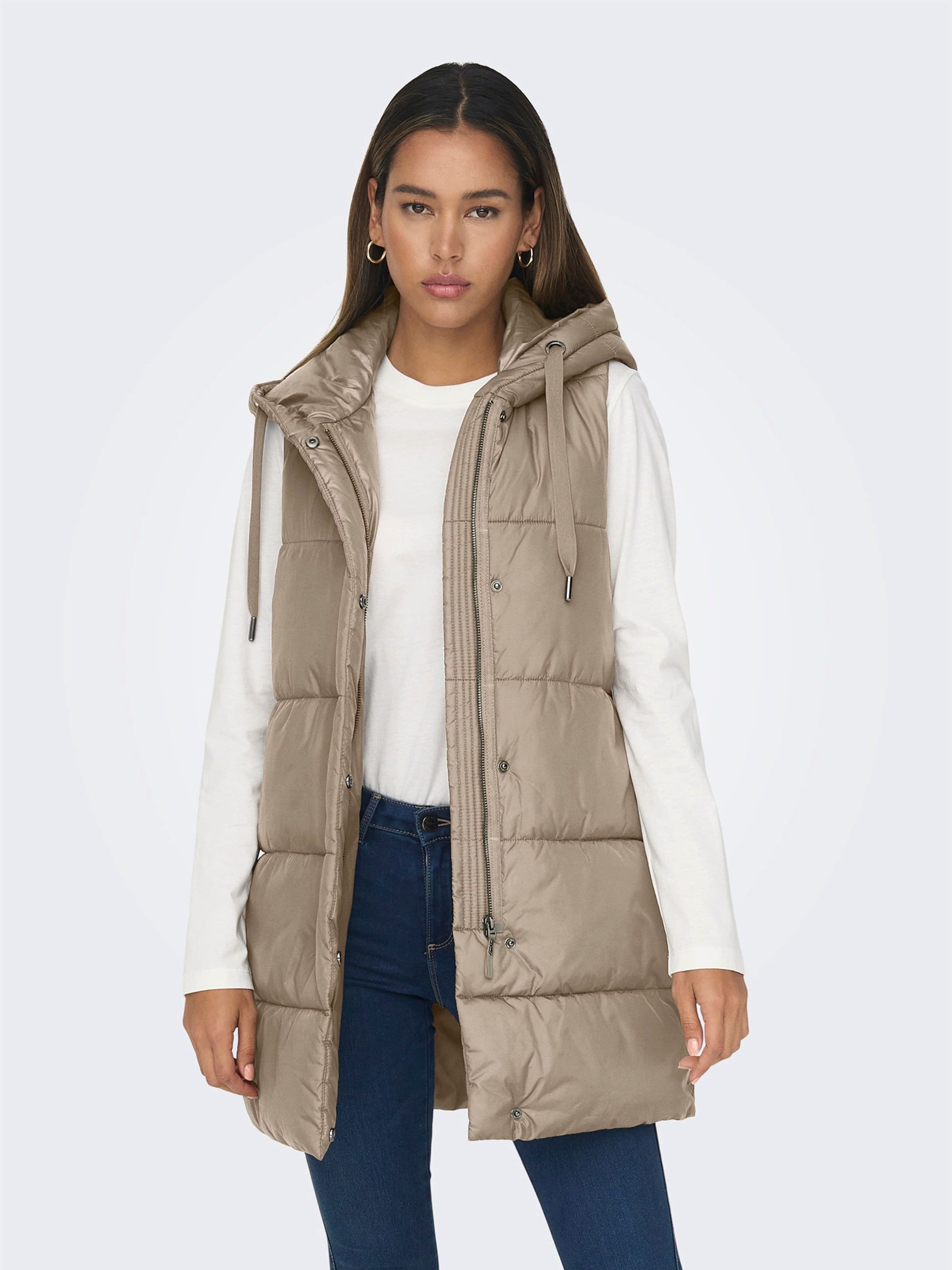 ONLY Steppweste ONLASTA (1-tlg) Plain/ohne Details