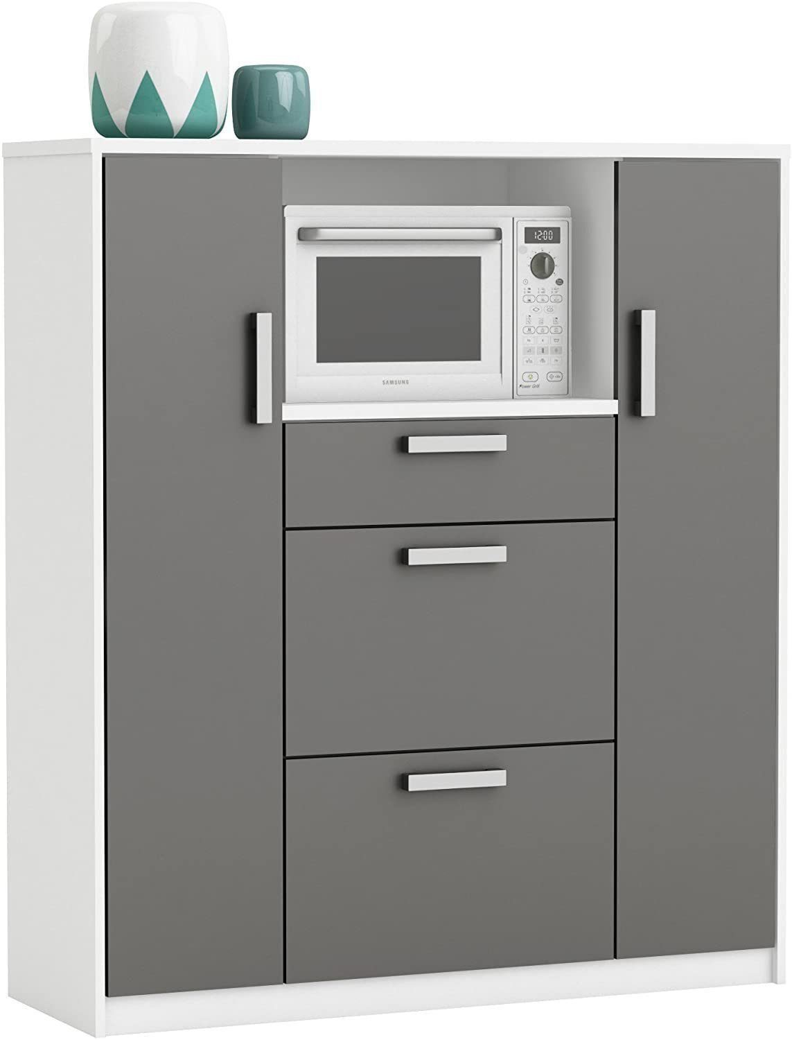 habeig Küchenbuffet Küchenschrank Singleküche Küchenregal Schrank günstig online kaufen