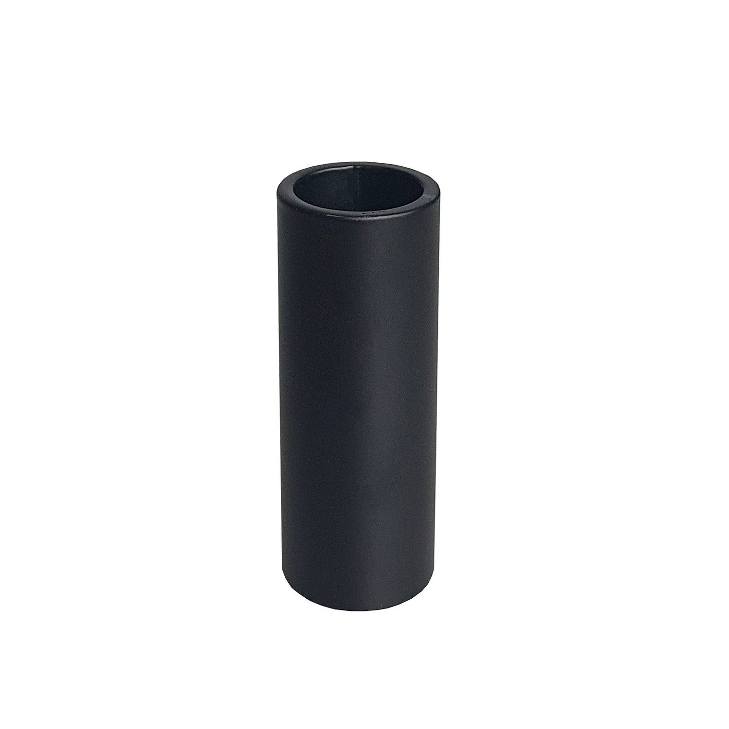 Deko AS Tischkerzenhalter Metall-Kerzenhalter mit Magnet 7,5x2.3 cm schwarz matt für Stabkerzen (1 St., 1 Stück)