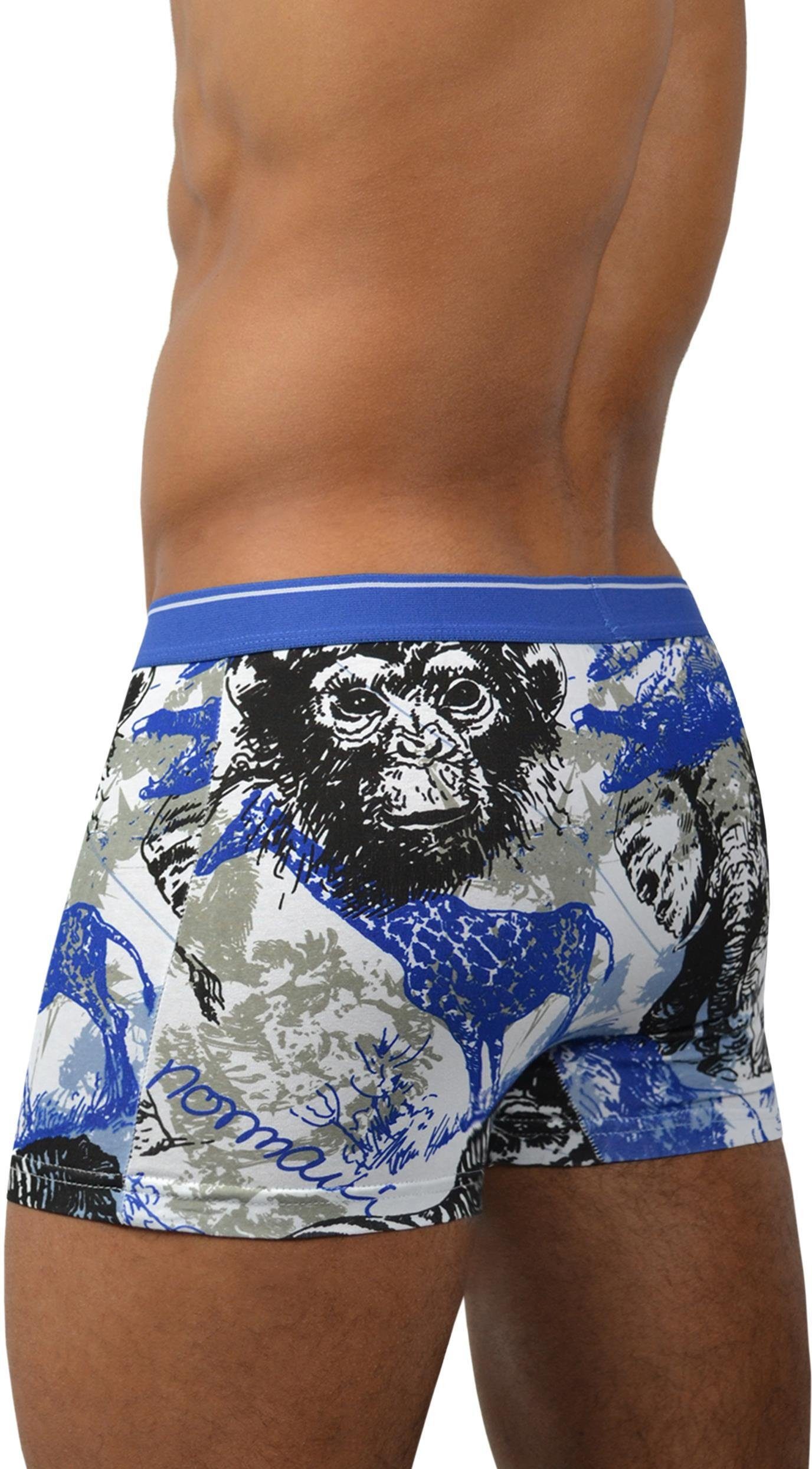 normani Retro Boxer 6 Stück Retro Boxershorts aus Baumwolle Unterhose aus atmungsaktiver Baumwolle