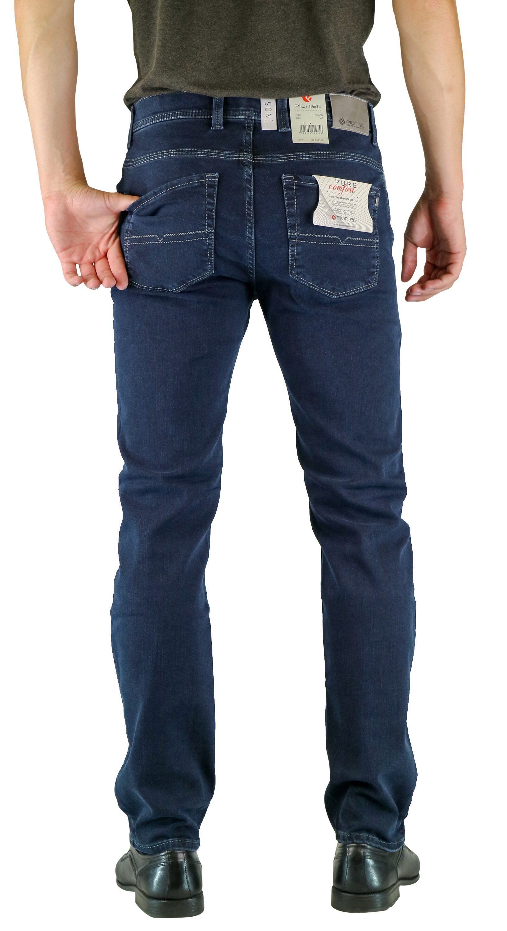 Herren Jeans Pionier 5-Pocket-Jeans PIONIER THOMAS blue black 2079 6186.61