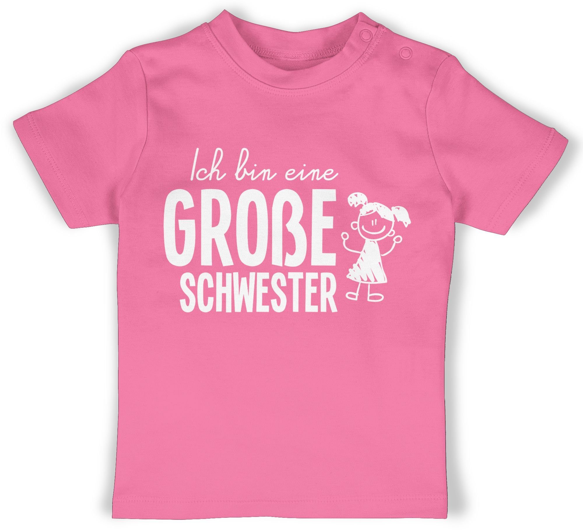 Shirtracer TShirt »Ich bin eine große Schwester Strichmännchen