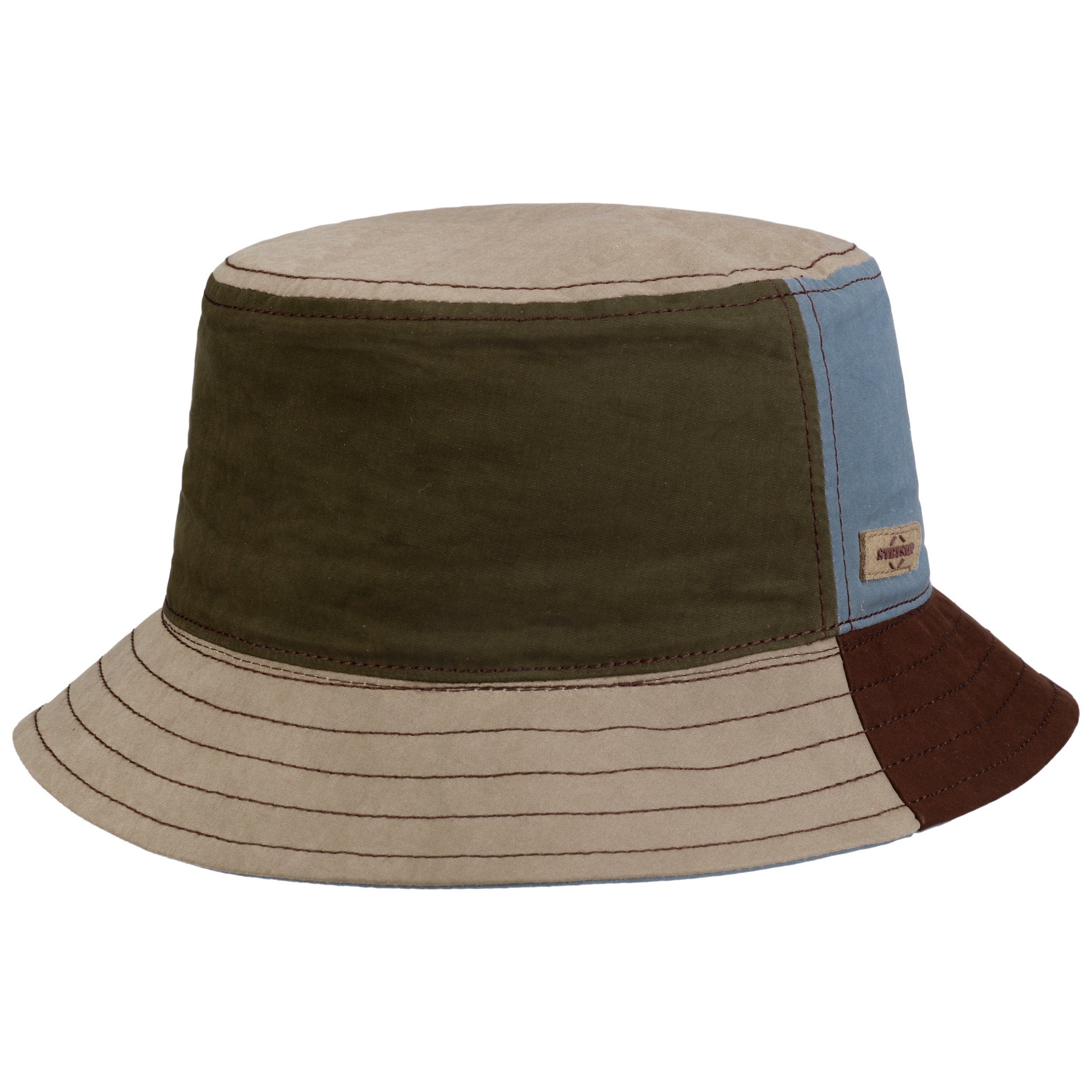 Stetson Fischerhut Bucket Waxed Cotton Color Block