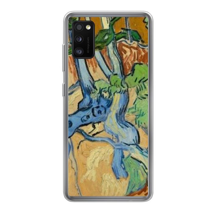 MuchoWow Handyhülle Baumwurzeln - Vincent van Gogh Handyhülle Samsung Galaxy A41 Smartphone-Bumper Print Handy