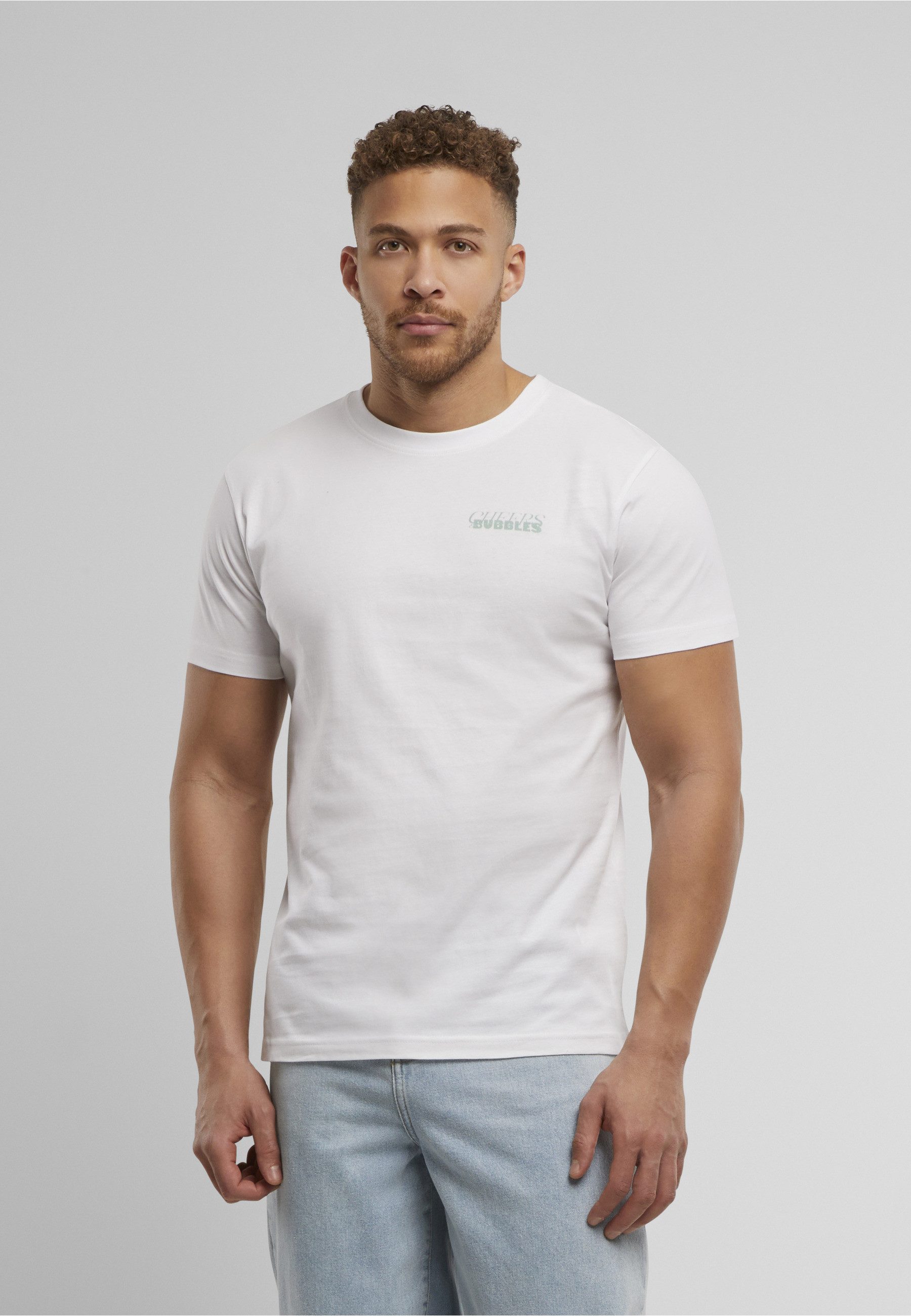 MisterTee T-Shirt MisterTee Cheers Bubbles Tee (1-tlg)
