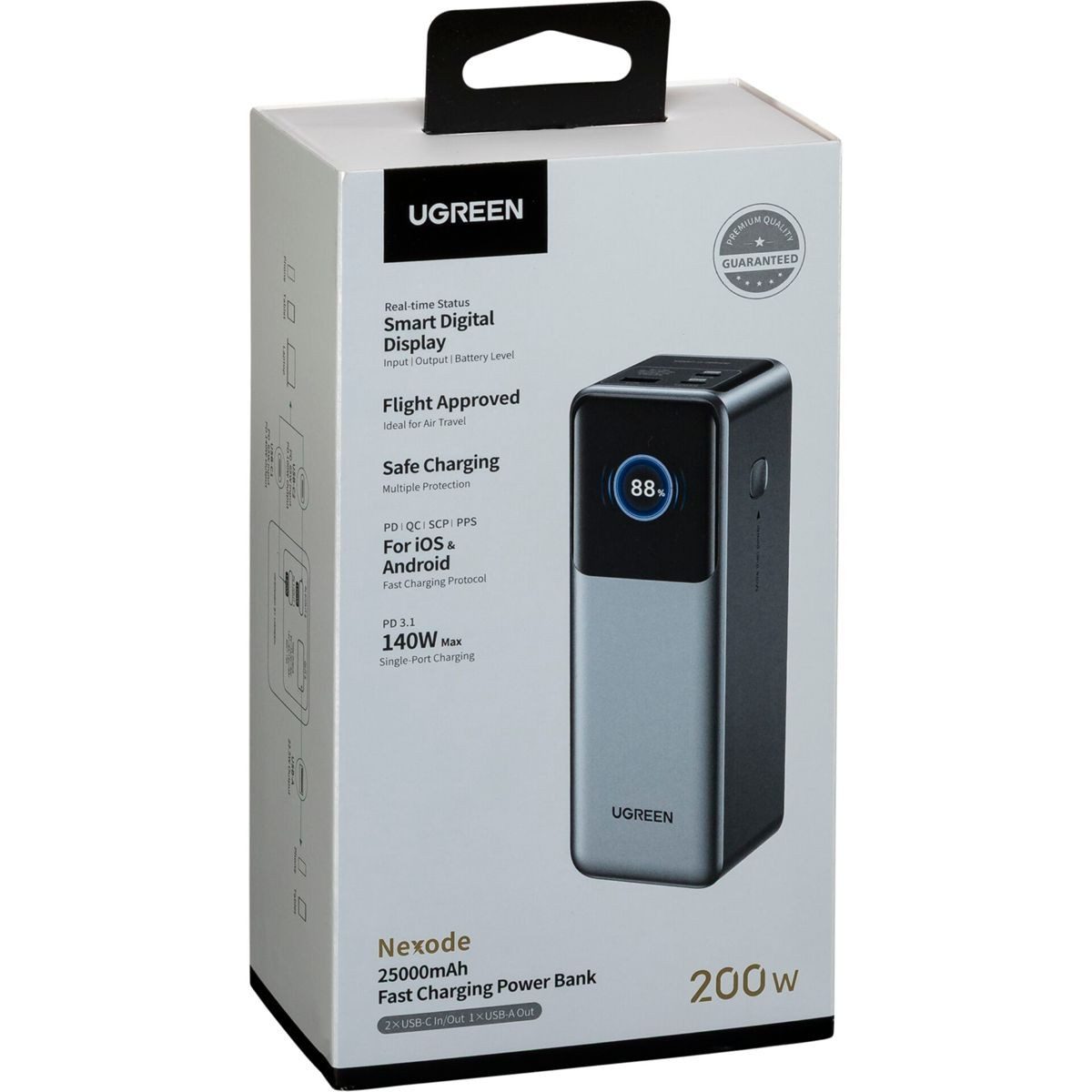 UGREEN 25000mAh 200W Fast Charging Powerbank Powerstation