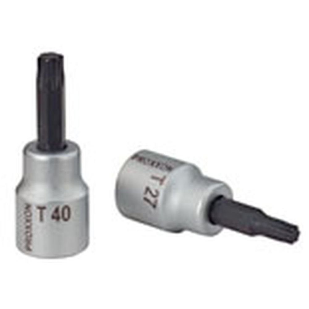 PROXXON INDUSTRIAL Steckschlüssel Proxxon 3/8" TX-Einsatz T 10, 50 mm ...