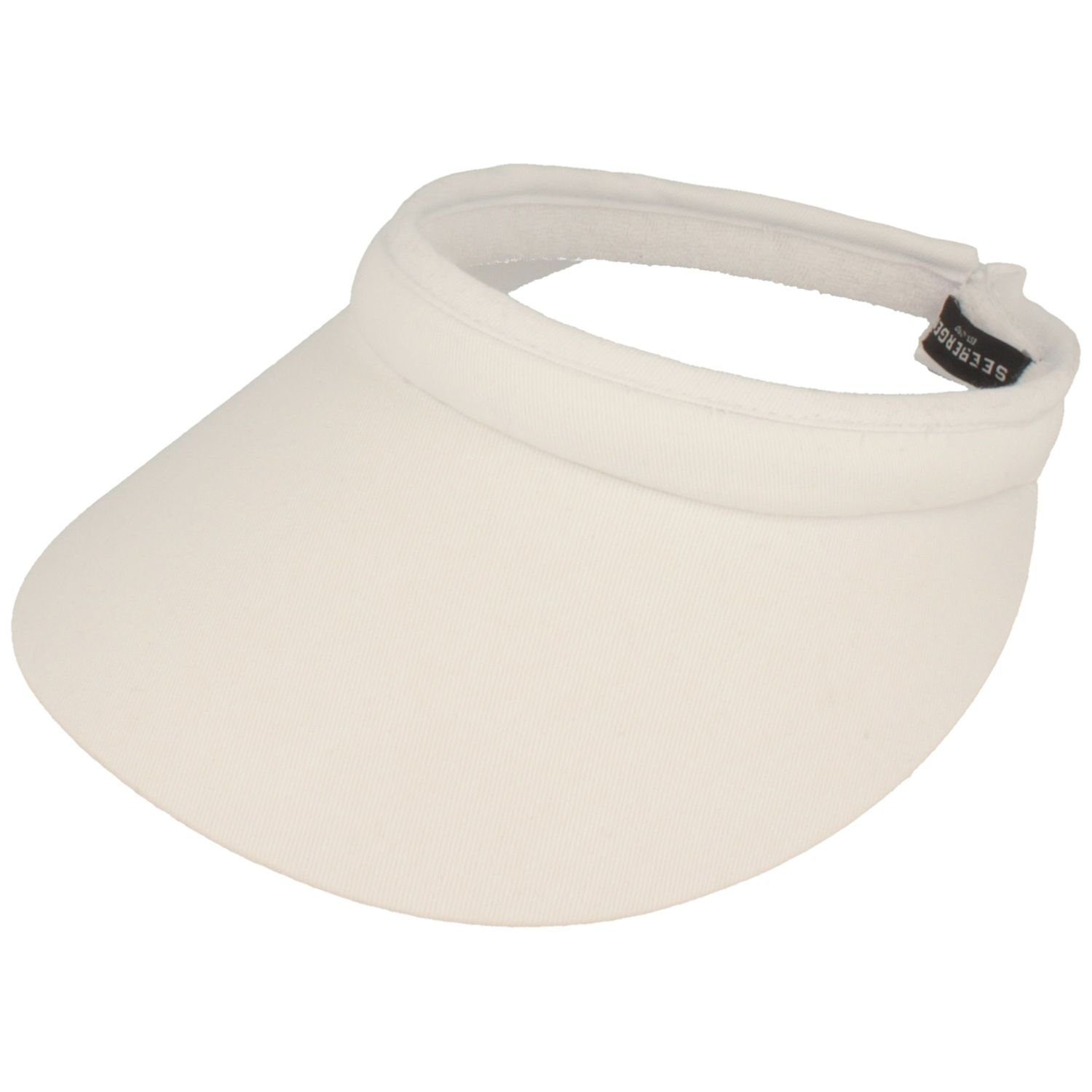 Seeberger Visor Visor mit großem Schild aus Baumwolle günstig online kaufen