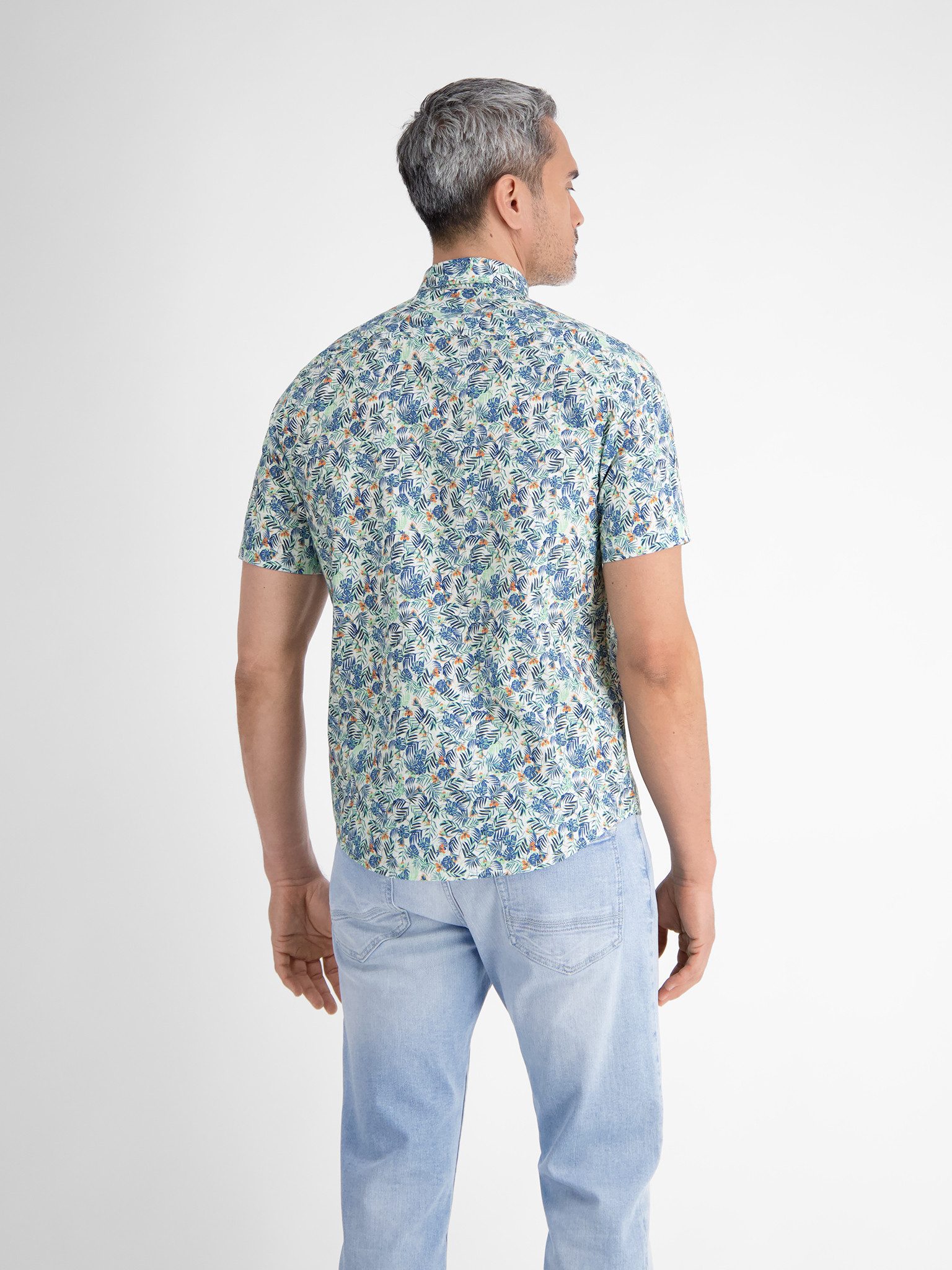 LERROS Kurzarmhemd mit All-Over Print günstig online kaufen