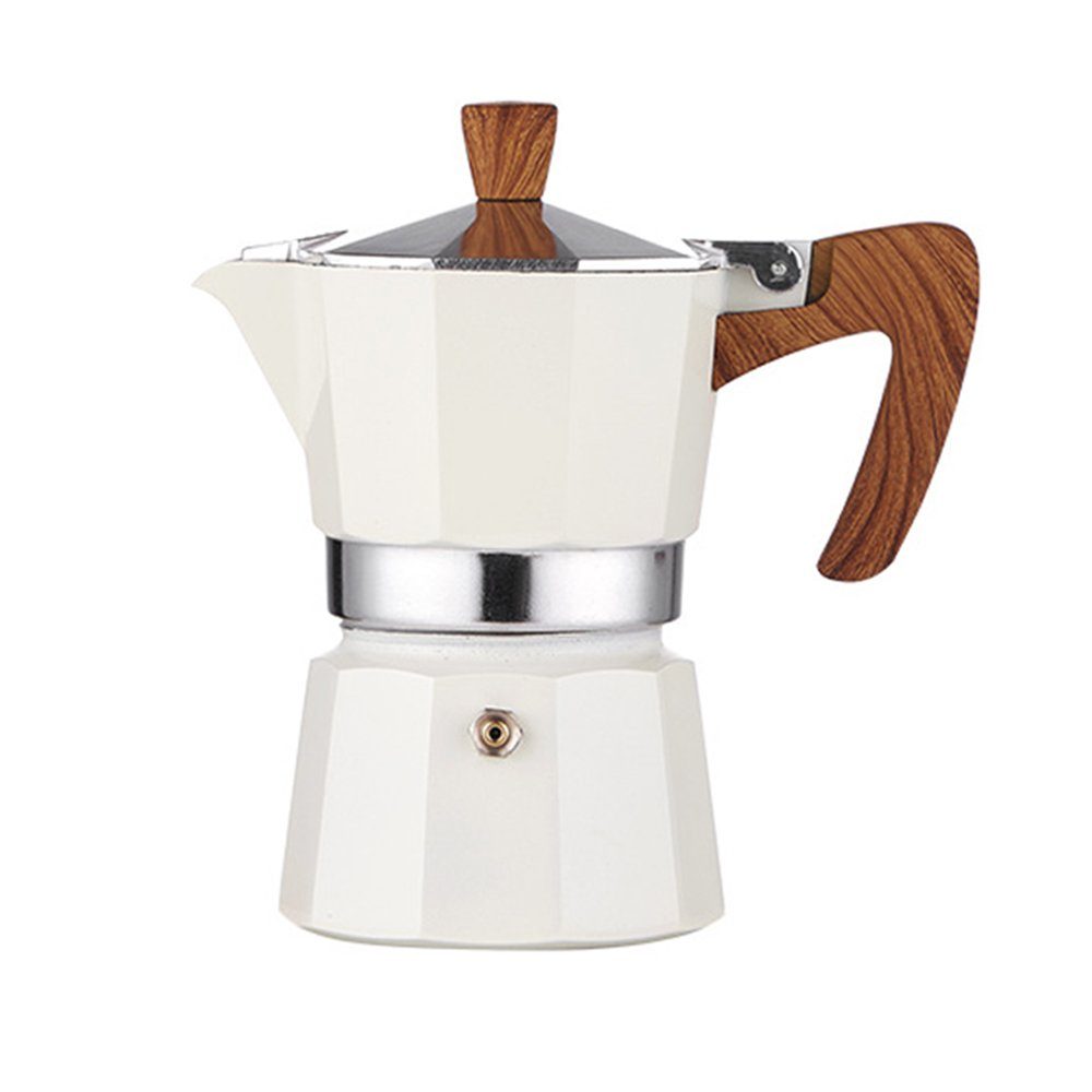 longziming Espressokocher Macht echten italienischen Kaffee, Moka-Kanne  150ml