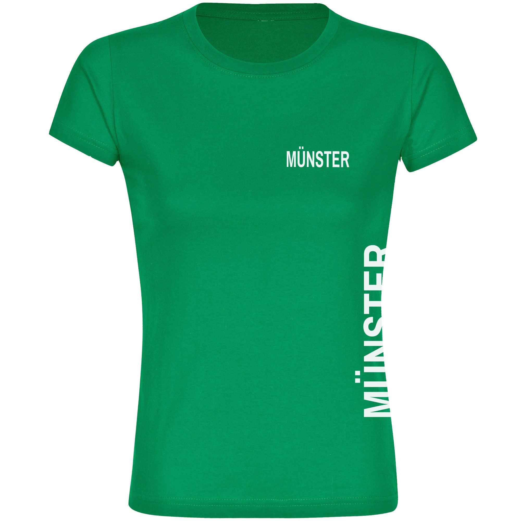 T-Shirt Damen Münster - Brust & Seite - Frauen