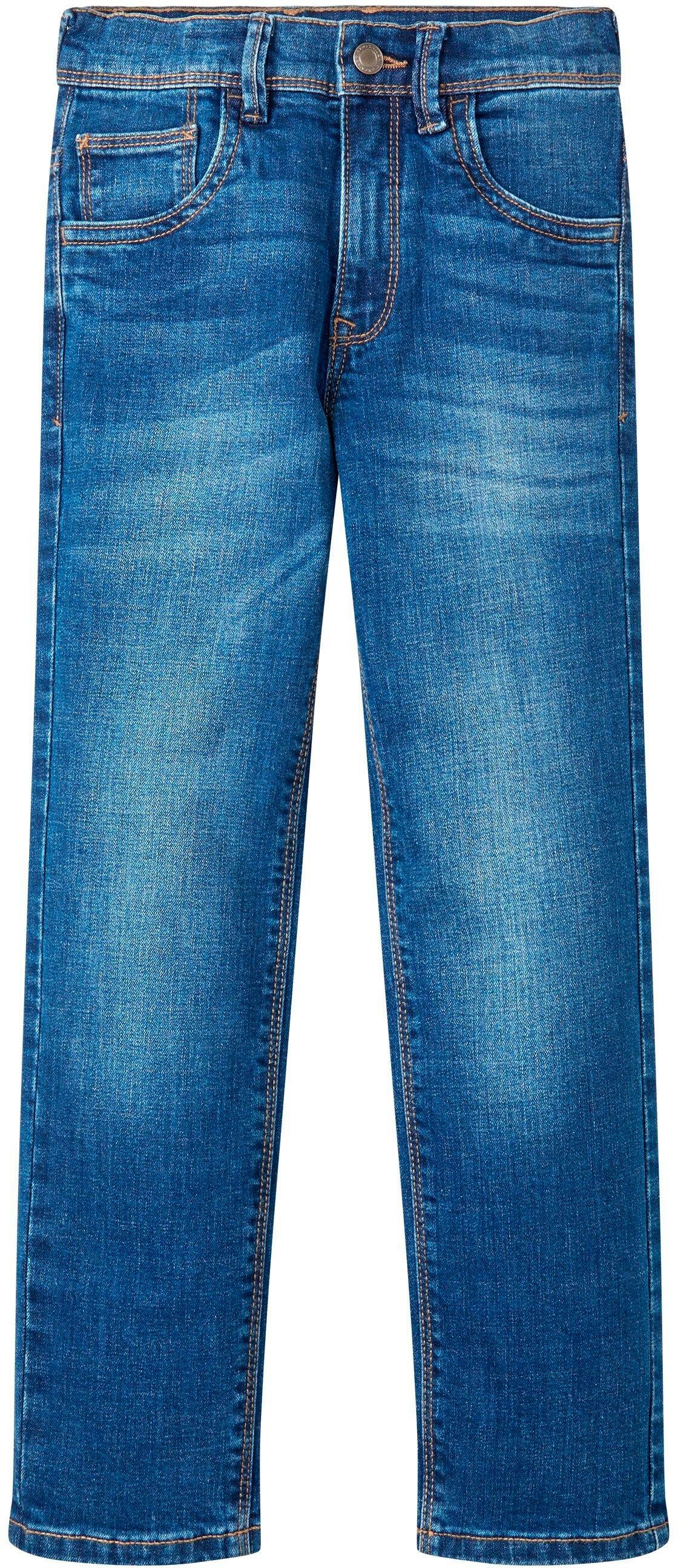 Knopf- Tim und Slim-fit-Jeans TOM Reißverschluss mit TAILOR