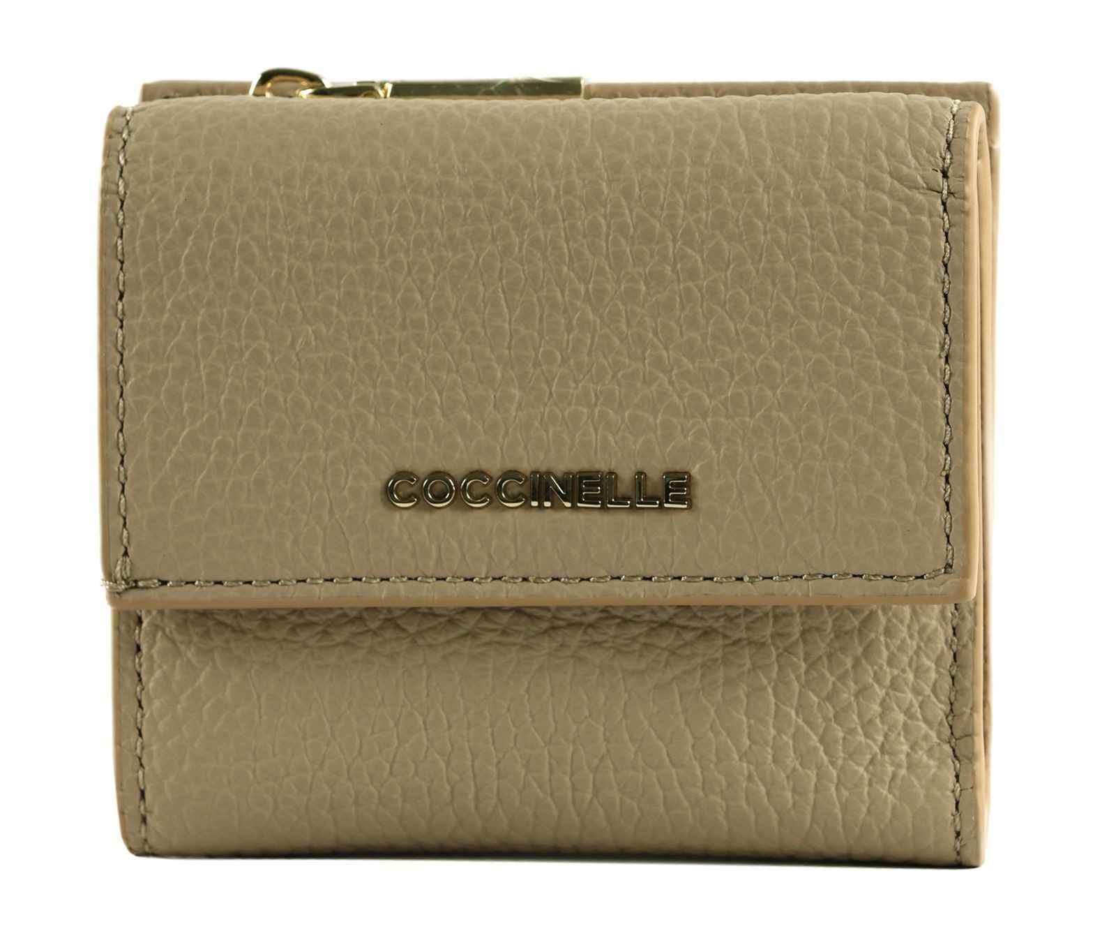 COCCINELLE Geldbörse Wallet Grained Leather, aus echtem Rindsleder mit RFID-Blocker Schutz