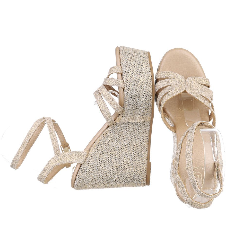 Ital-Design Damen Freizeit Plateausandaletten (86706461) Keilabsatz/Wedge K günstig online kaufen