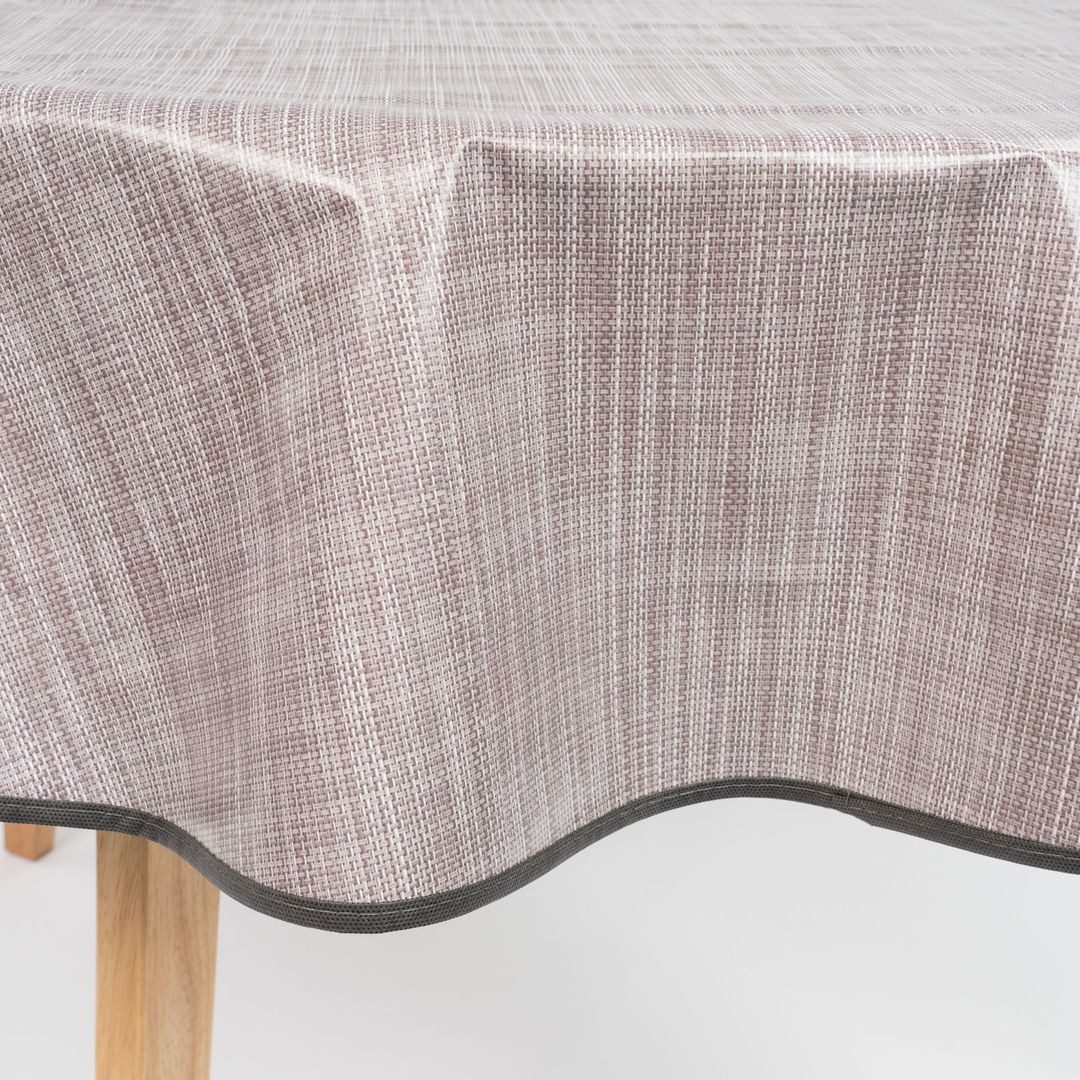 laro Tischdecke 160cm runde Wachstuchtischdecke Saum-Eingefasst – Bild 4 von 5