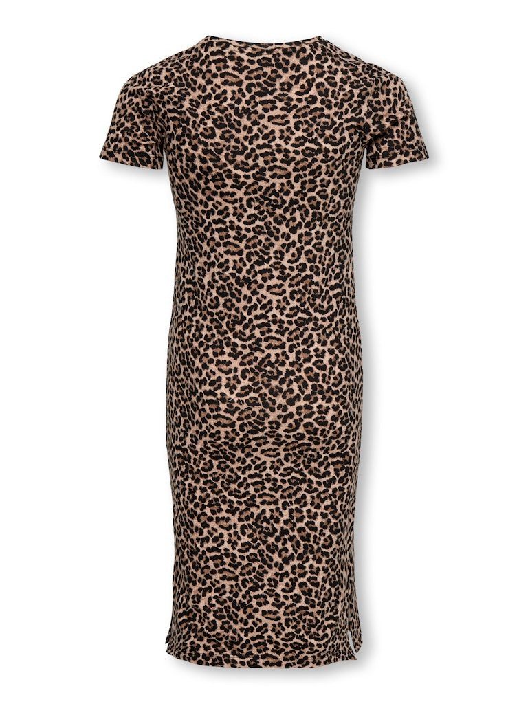 KIDS ONLY Jerseykleid KOGLIVE LOVE LIFE S/S MID CALF DRESS JRS (1-tlg) weich