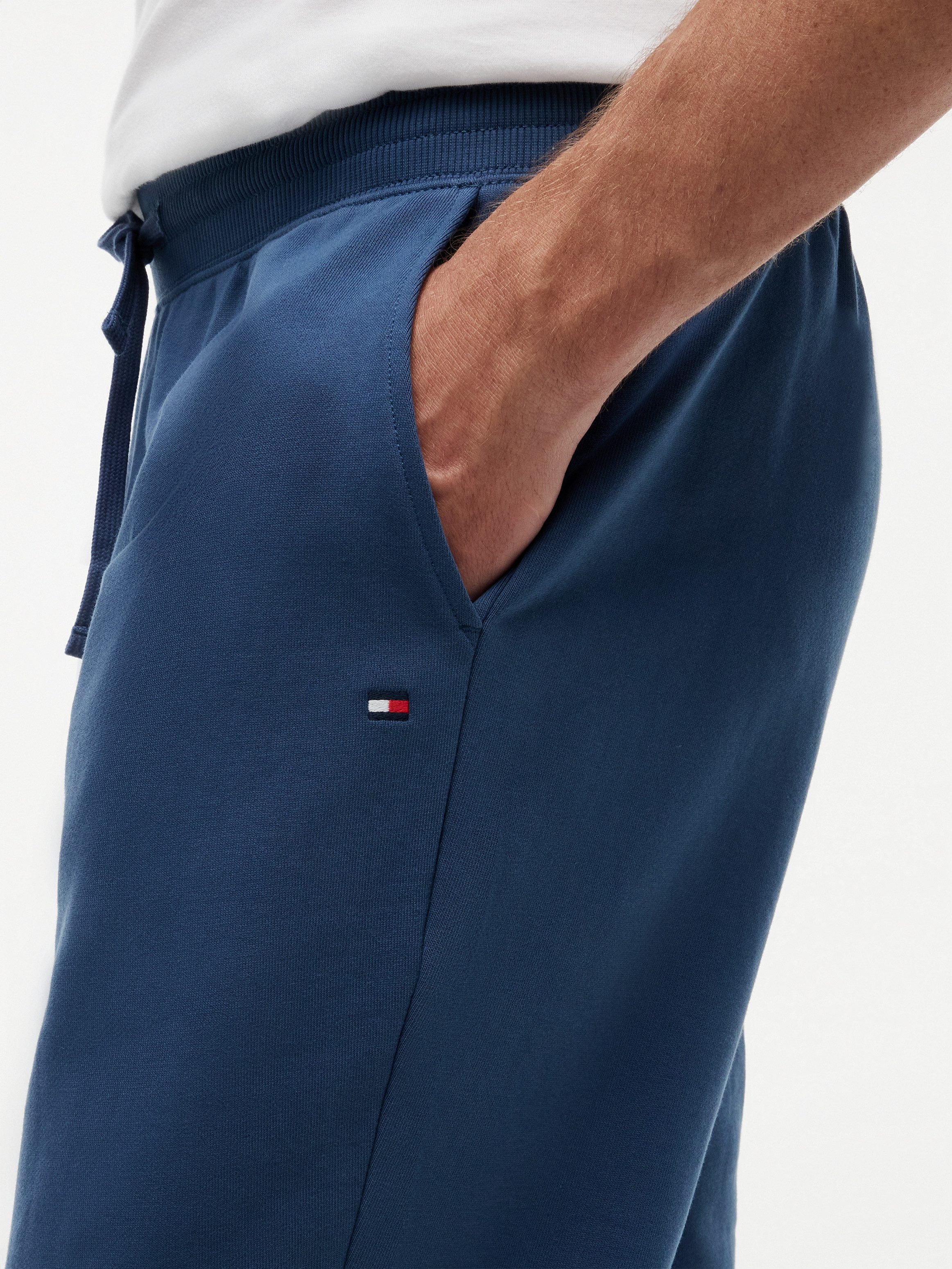 Tommy Hilfiger Jogginghose ESSENTIAL TERRY elastischer Bund, regular fit, Bündchen am Bein