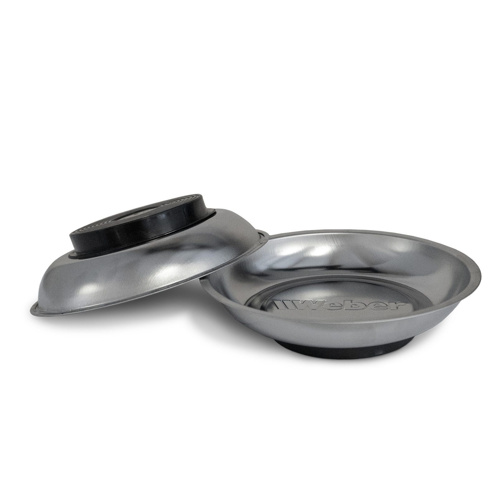 Weber GmbH Magnethalter Magnetschalen Set Magnet Teller (Set, 2-St), Ø 150 mm, starker Magnet, mit Gummischutz