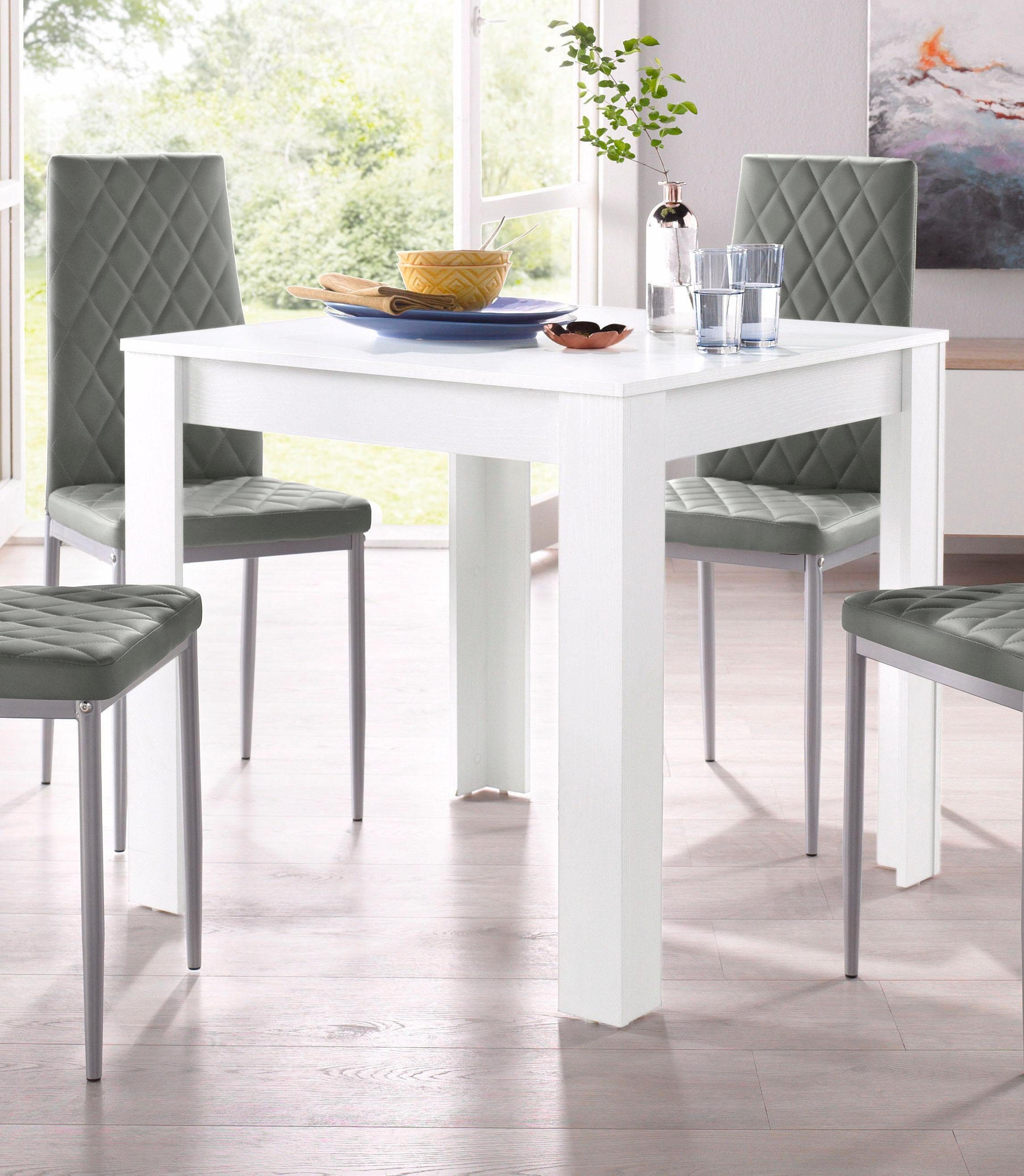 Esstisch Breite 80 Cm 1 6 Cm Starke Tischplatte Online Kaufen Otto