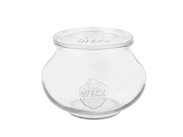 MamboCat Einmachglas 4er Set Weck Gläser 1062ml Schmuckgläser mit 4 Glasdeckeln Rezeptheft, Glas