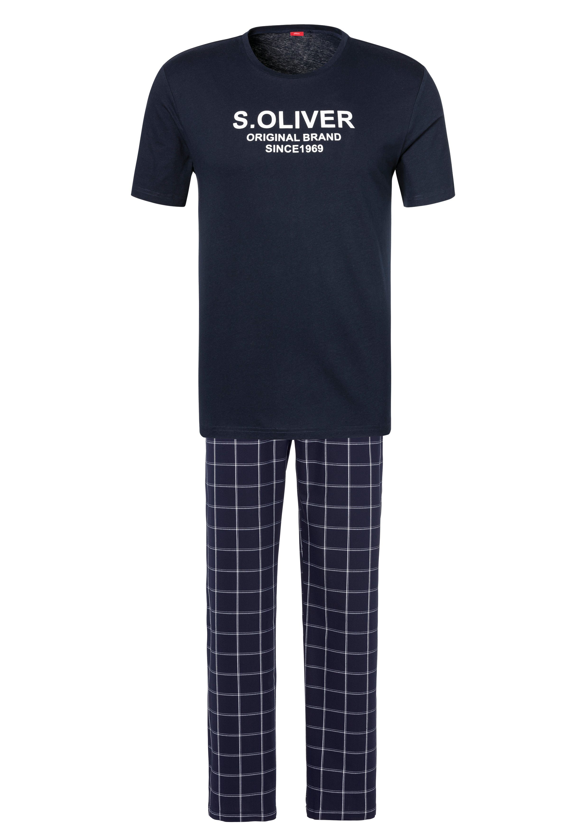 s.Oliver Pyjama mit karierter Webhose online kaufen | OTTO