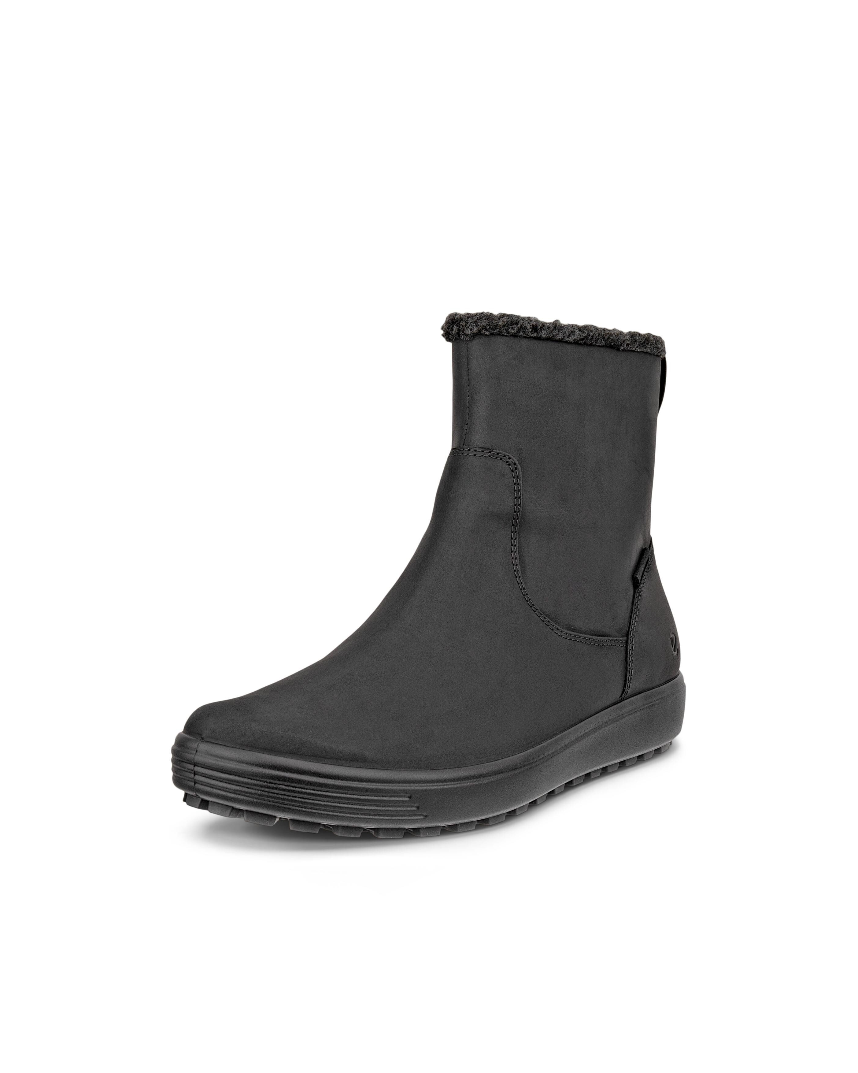 Ecco ECCO SOFT 7 TRED Reißverschlussstiefel Klassik-Winterboots mit Profilsohle, waterproof