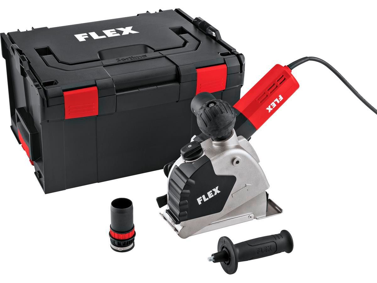 Flex Mauernutfräse MS 1706 FR-Set, Schwenkbarer patentierter Motor