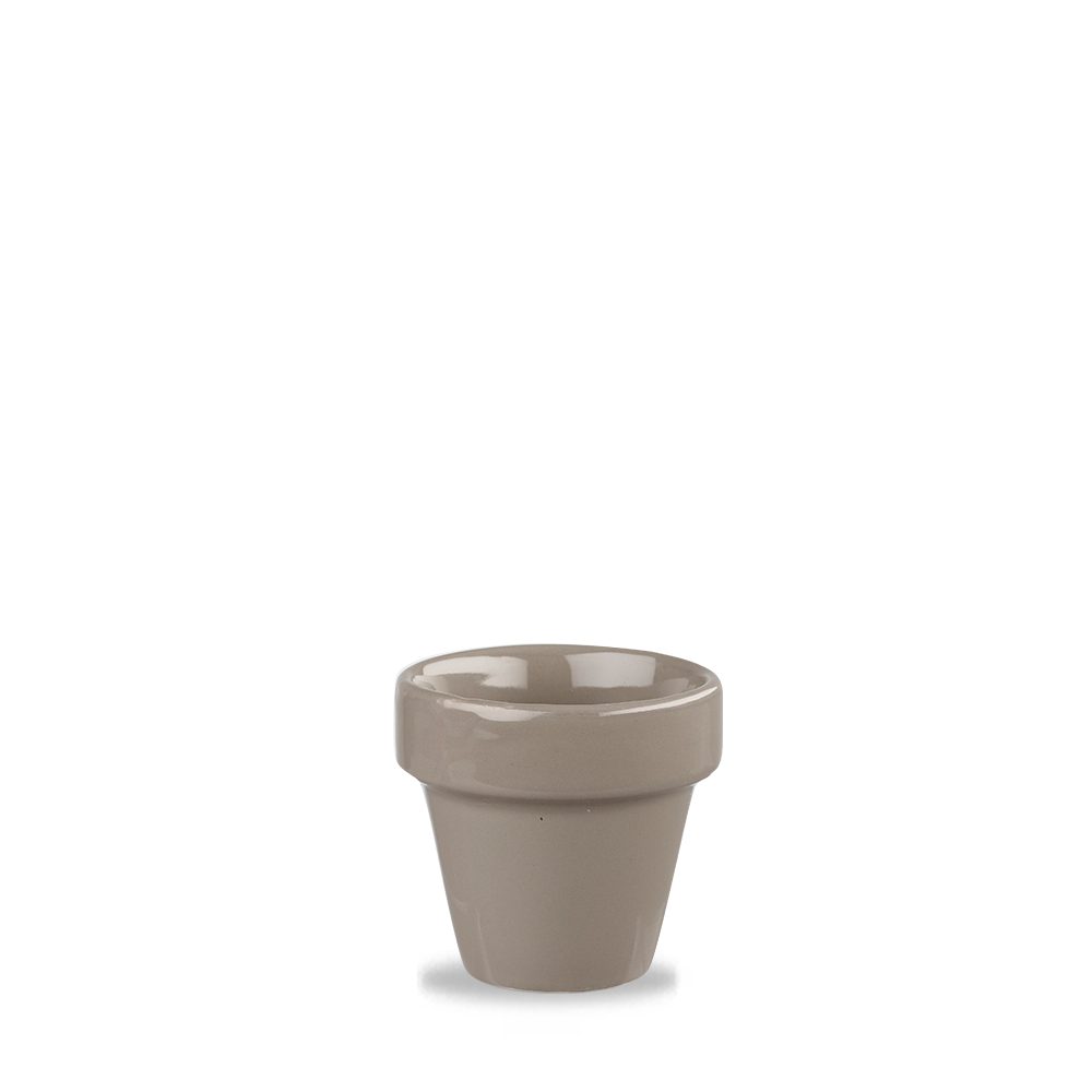 Schale Super Vitrified Pebble Blumentopf 6,7cm / 11,4cl, 12 Stück