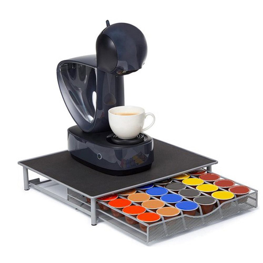 JEOBEST Kapselspender Kapselhalter Schublade für 36x Vertuo Nespresso Kaffeekapselbox, Tolle Geschenkoption